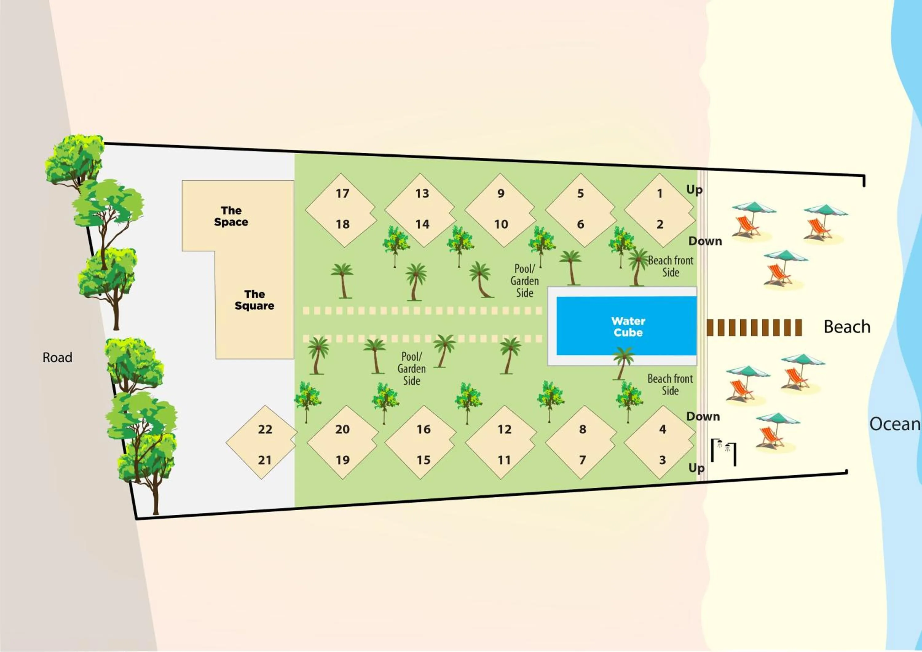 View (from property/room) in Arugambay Roccos