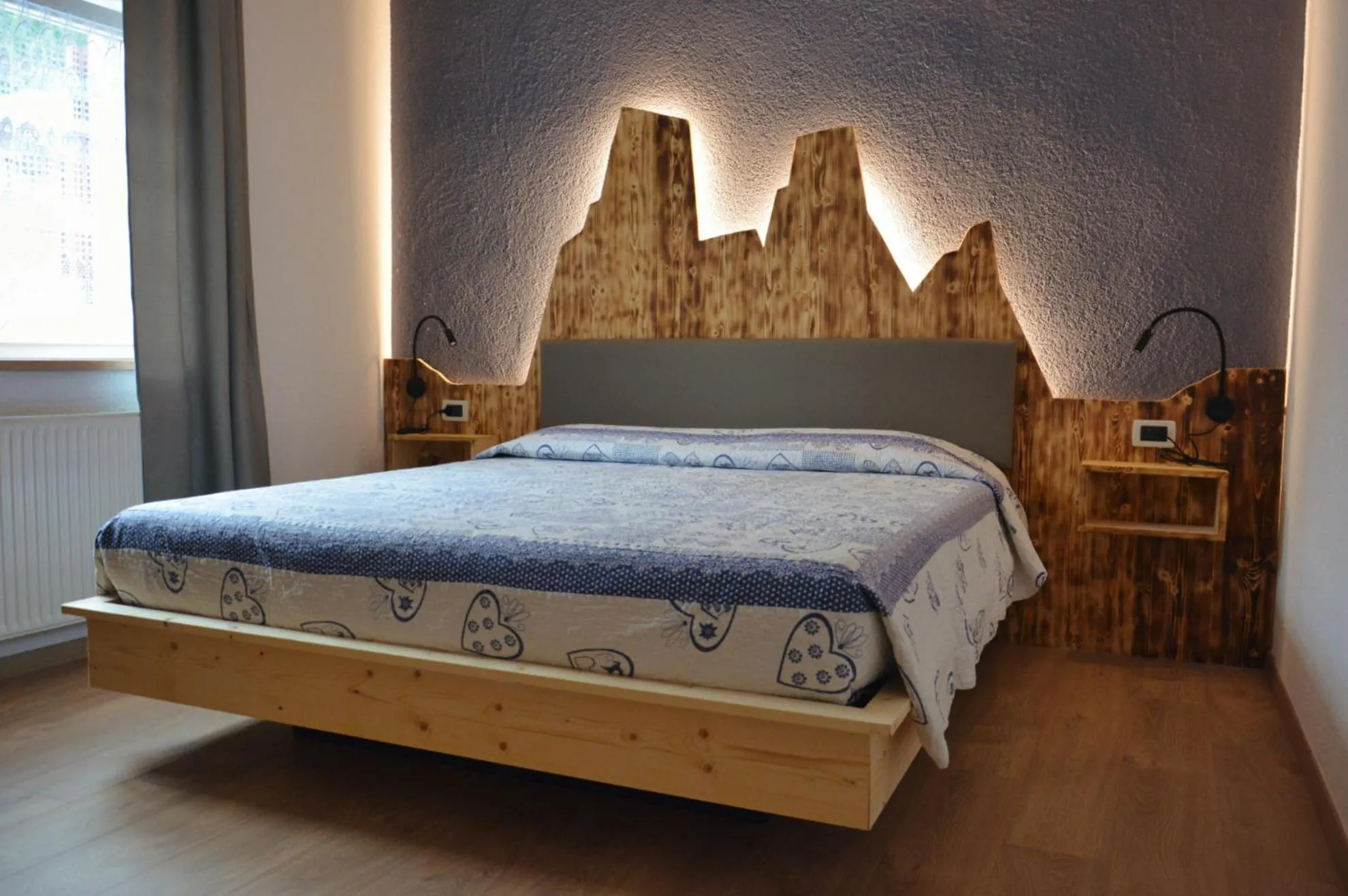 Bed in Hotel Nès Crépes