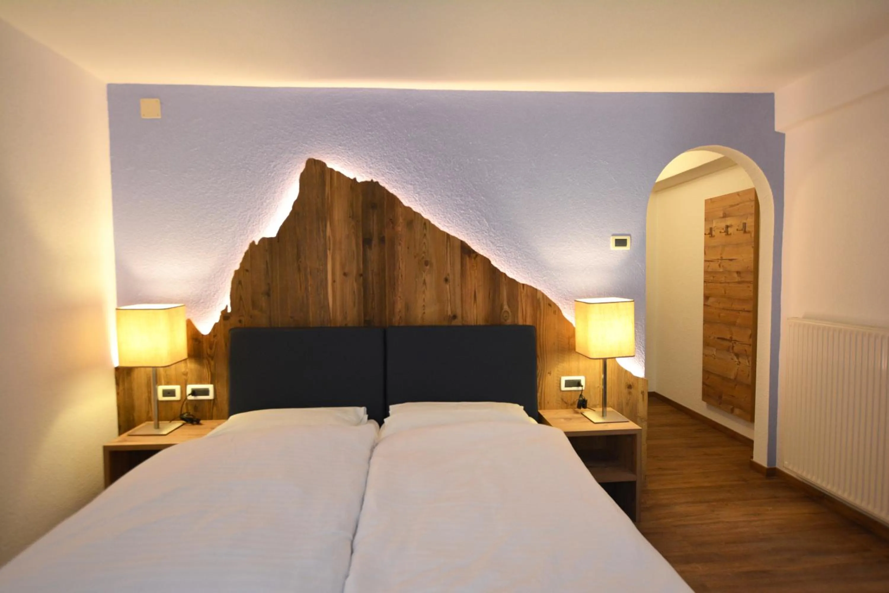 Bed in Hotel Nès Crépes