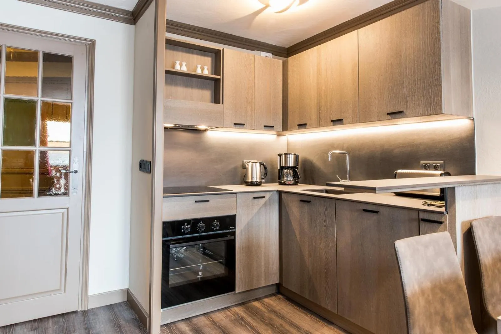 Kitchen or kitchenette in Résidences Village Montana by Village Montana