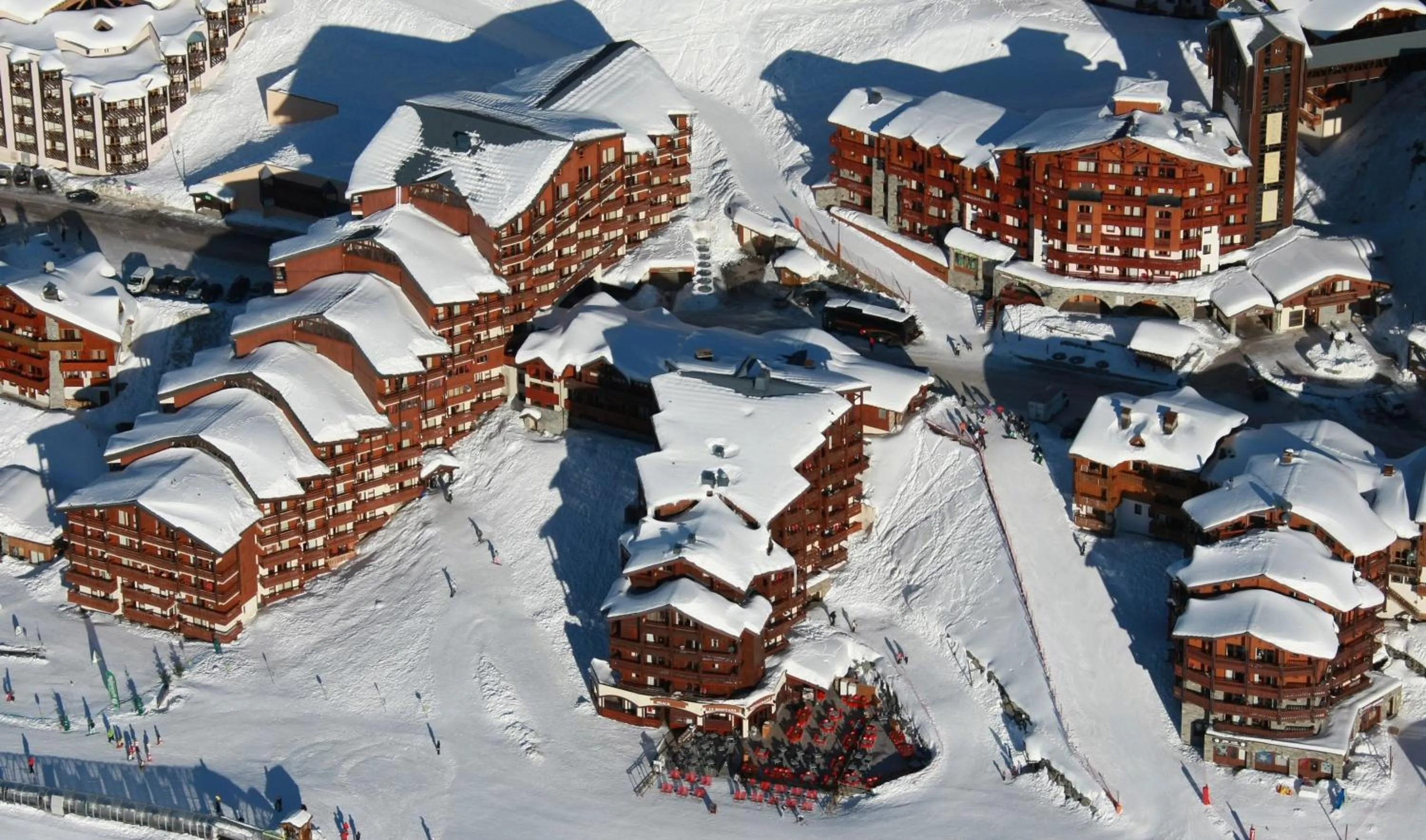 Bird's eye view in Résidences Village Montana by Village Montana