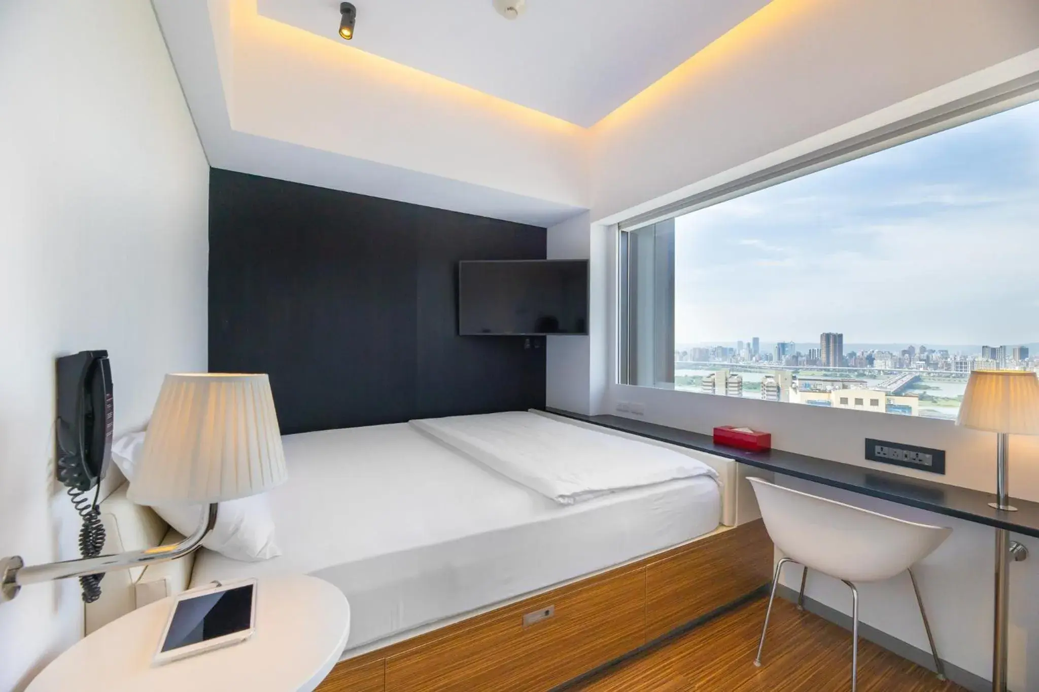 Bedroom, Bed in citizenM Taipei North Gate Bedroom, Bed in citizenM Taipei North Gate