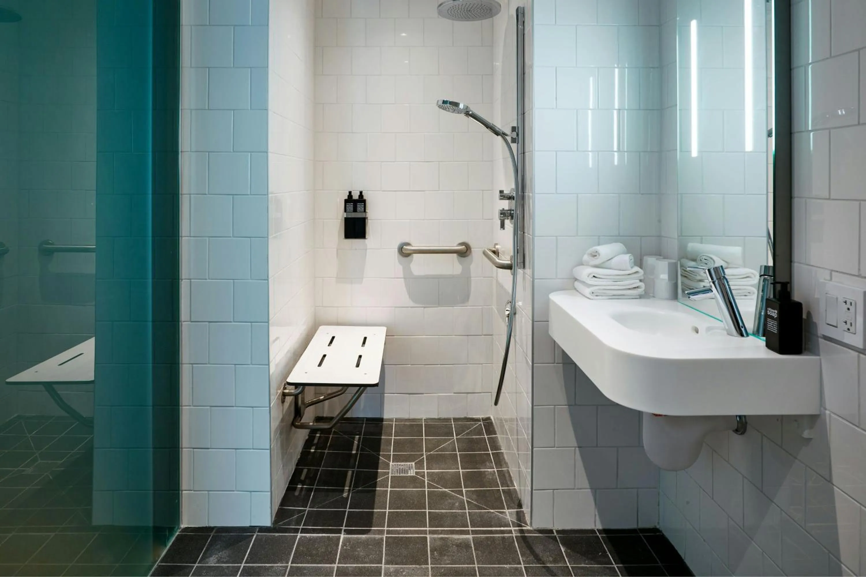 Photo of the whole room in citizenM Taipei North Gate