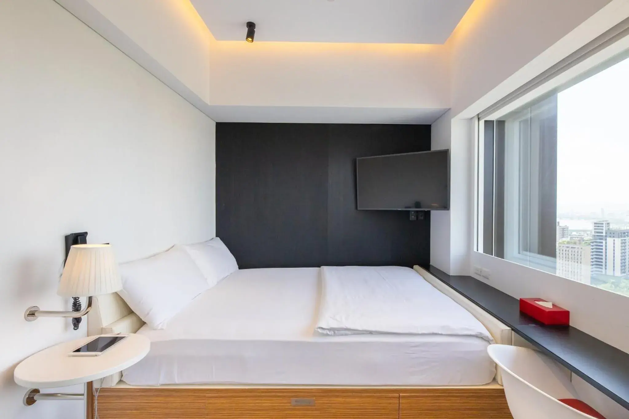 Bedroom, Bed in citizenM Taipei North Gate Bedroom, Bed in citizenM Taipei North Gate