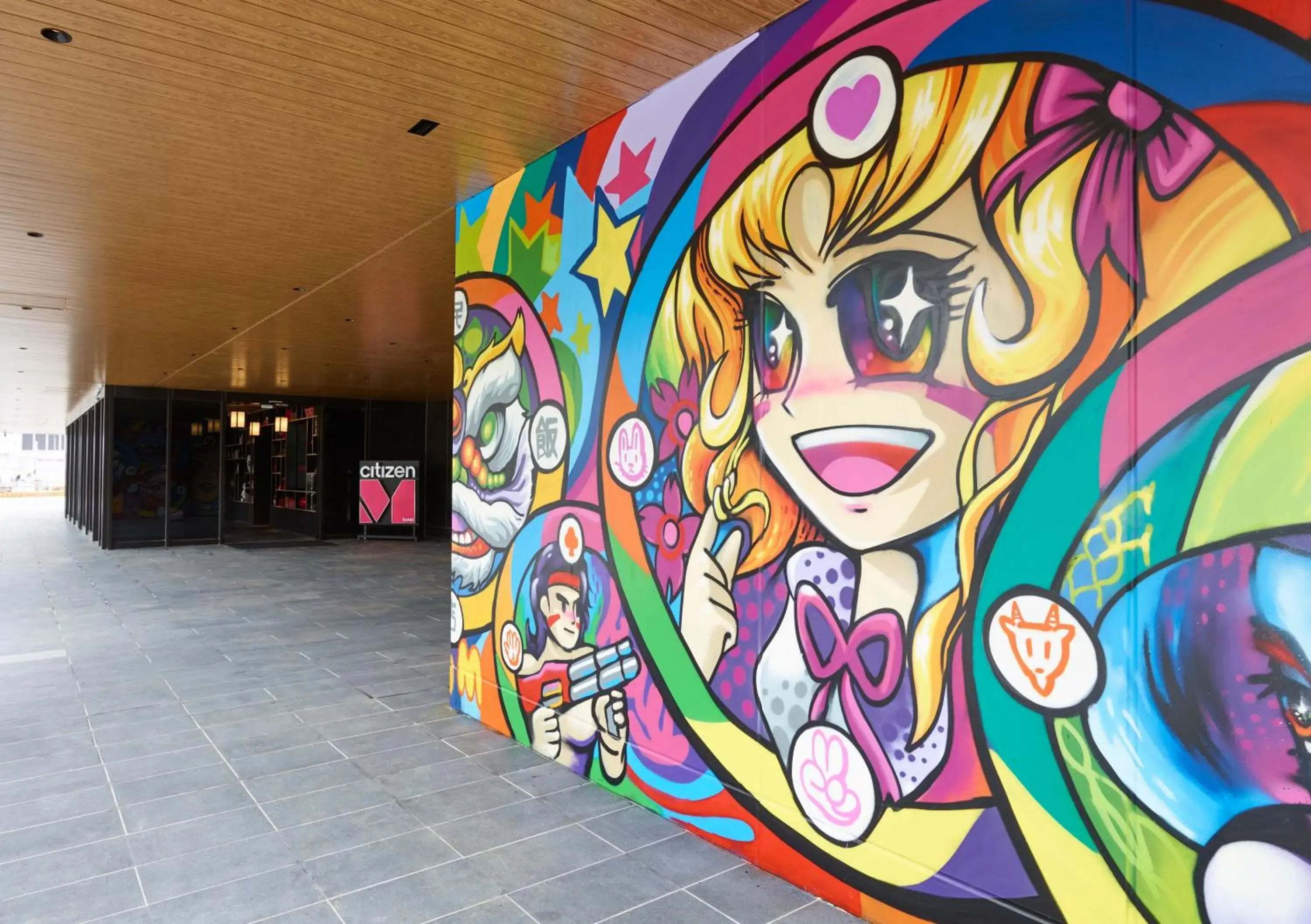 Property building in citizenM Taipei North Gate Property building in citizenM Taipei North Gate