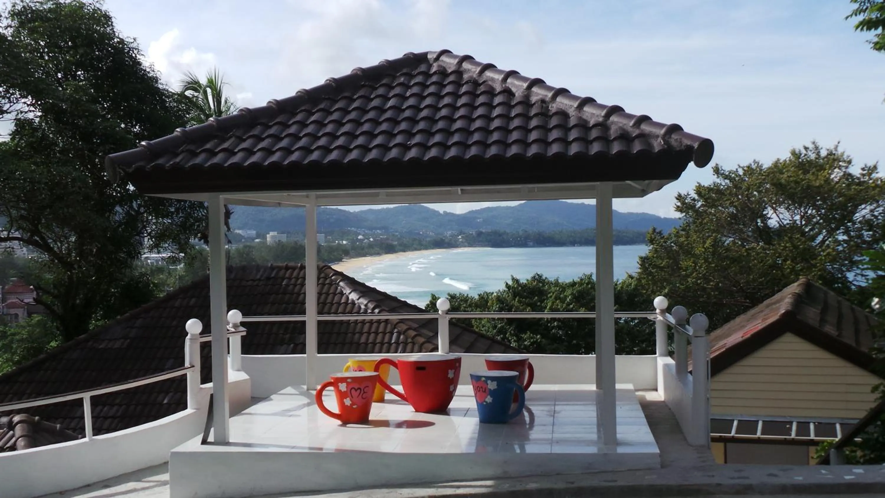 Sea view in On The Hill Karon Resort