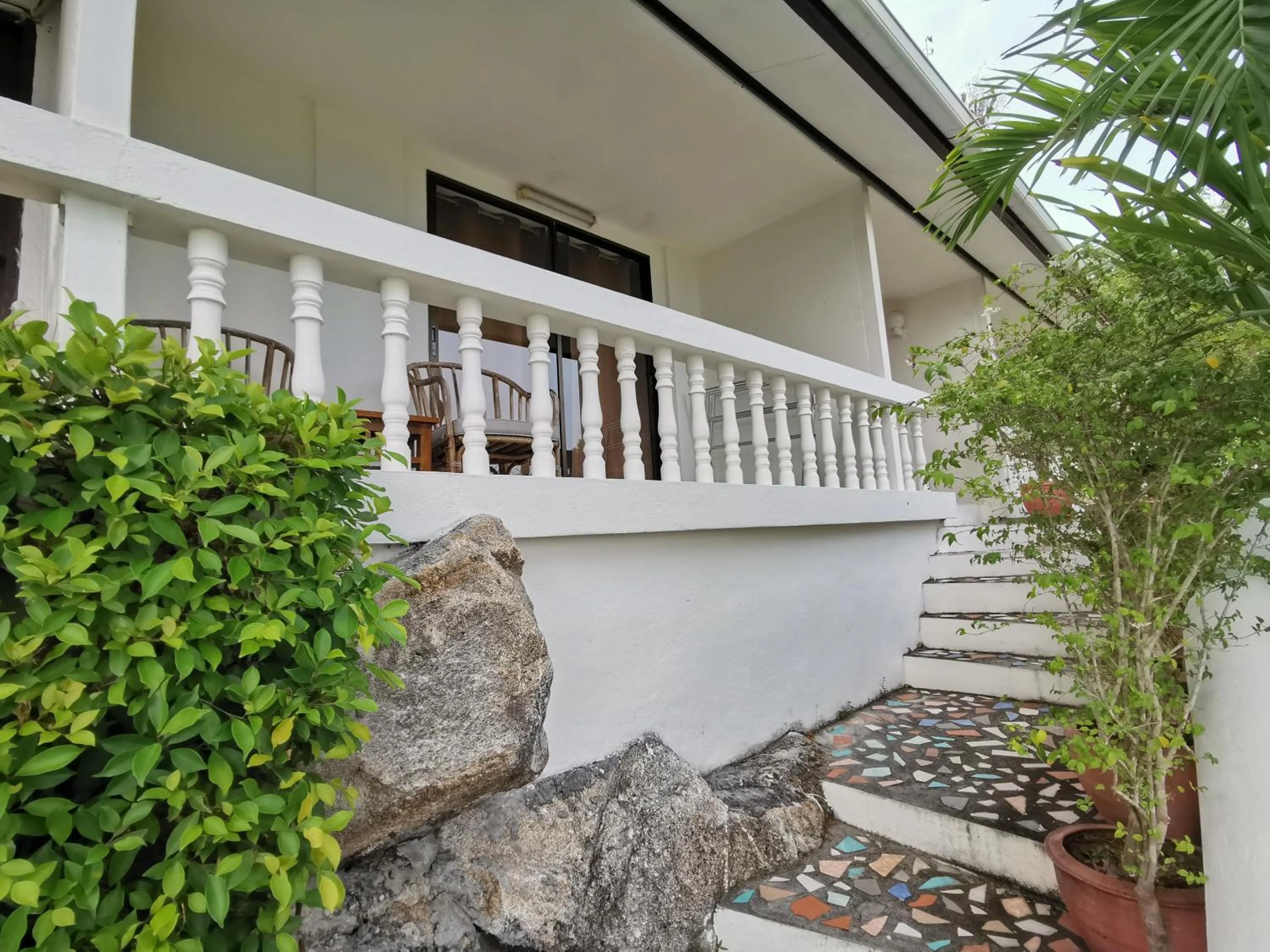 Patio in On The Hill Karon Resort