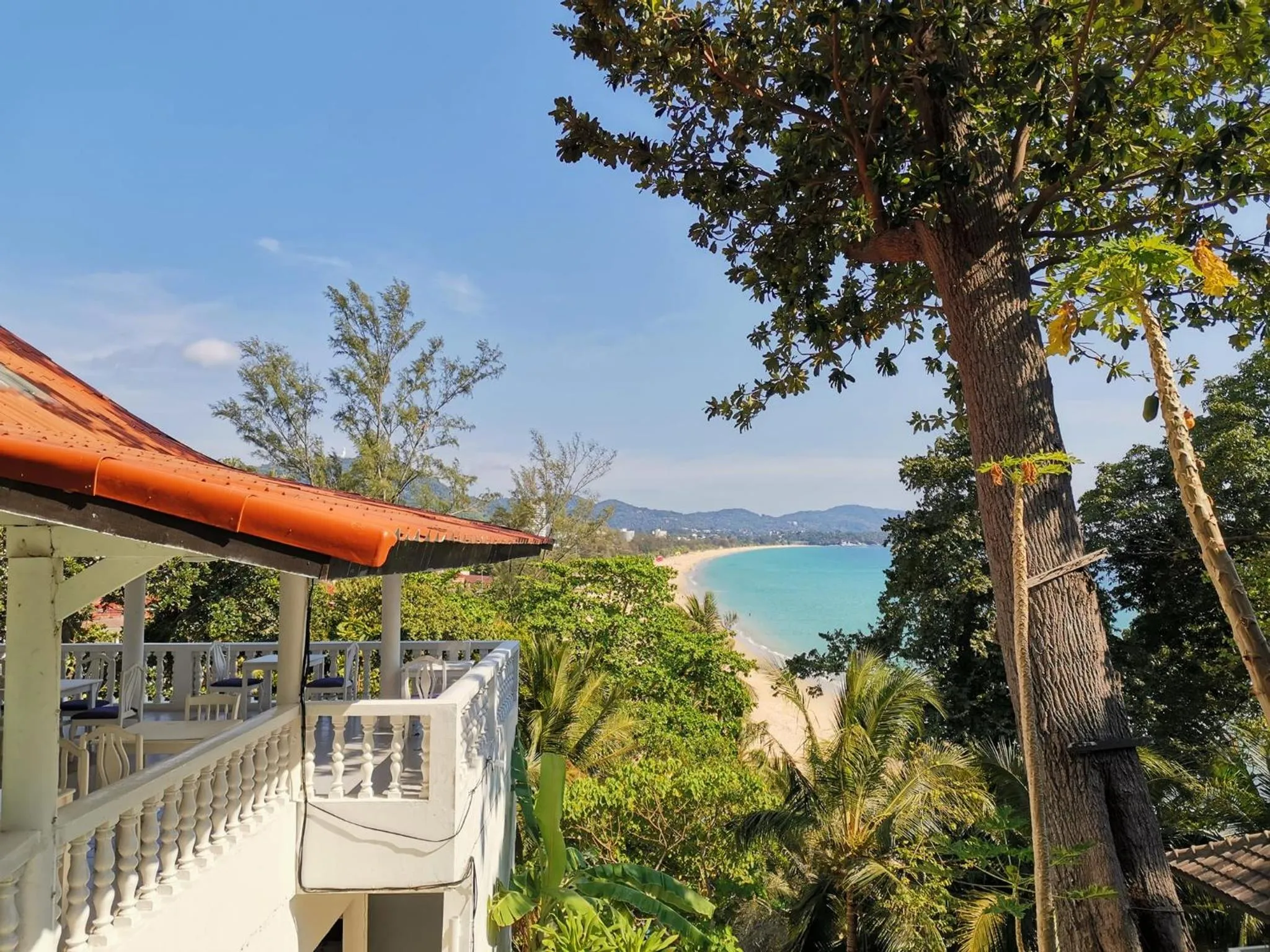 Seating area in On The Hill Karon Resort