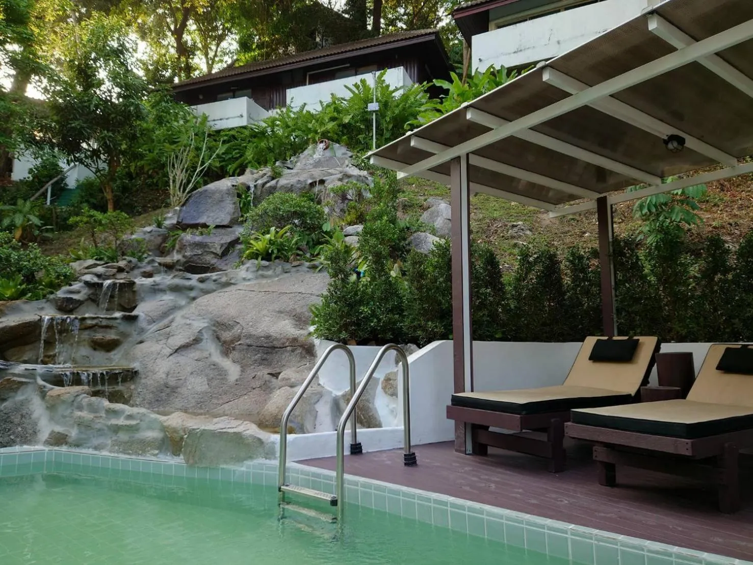 Garden view in On The Hill Karon Resort