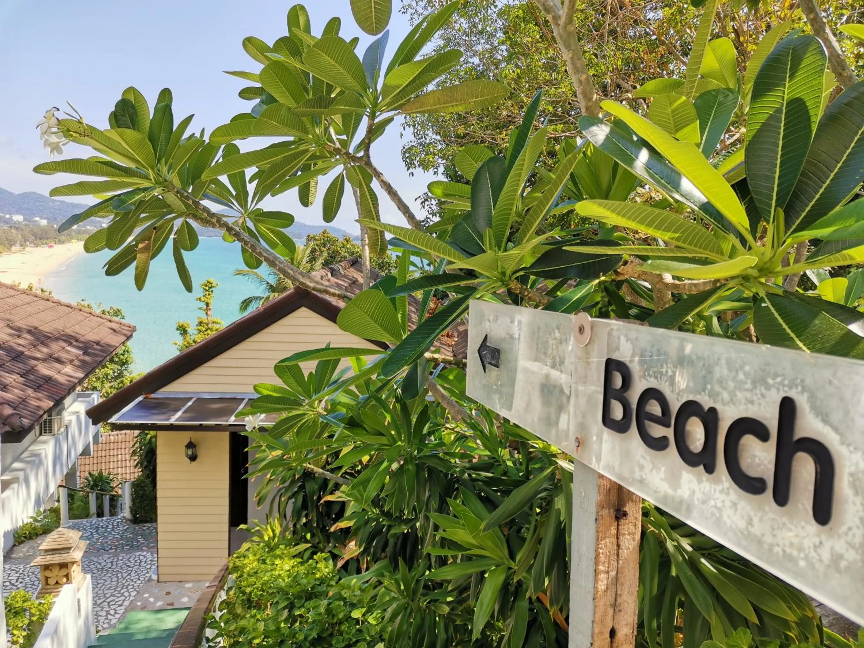 Beach in On The Hill Karon Resort