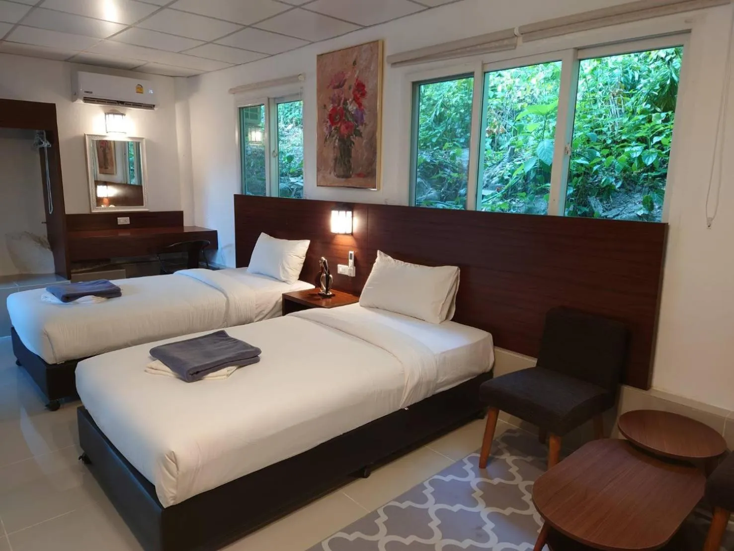 Bedroom, Bed in On The Hill Karon Resort