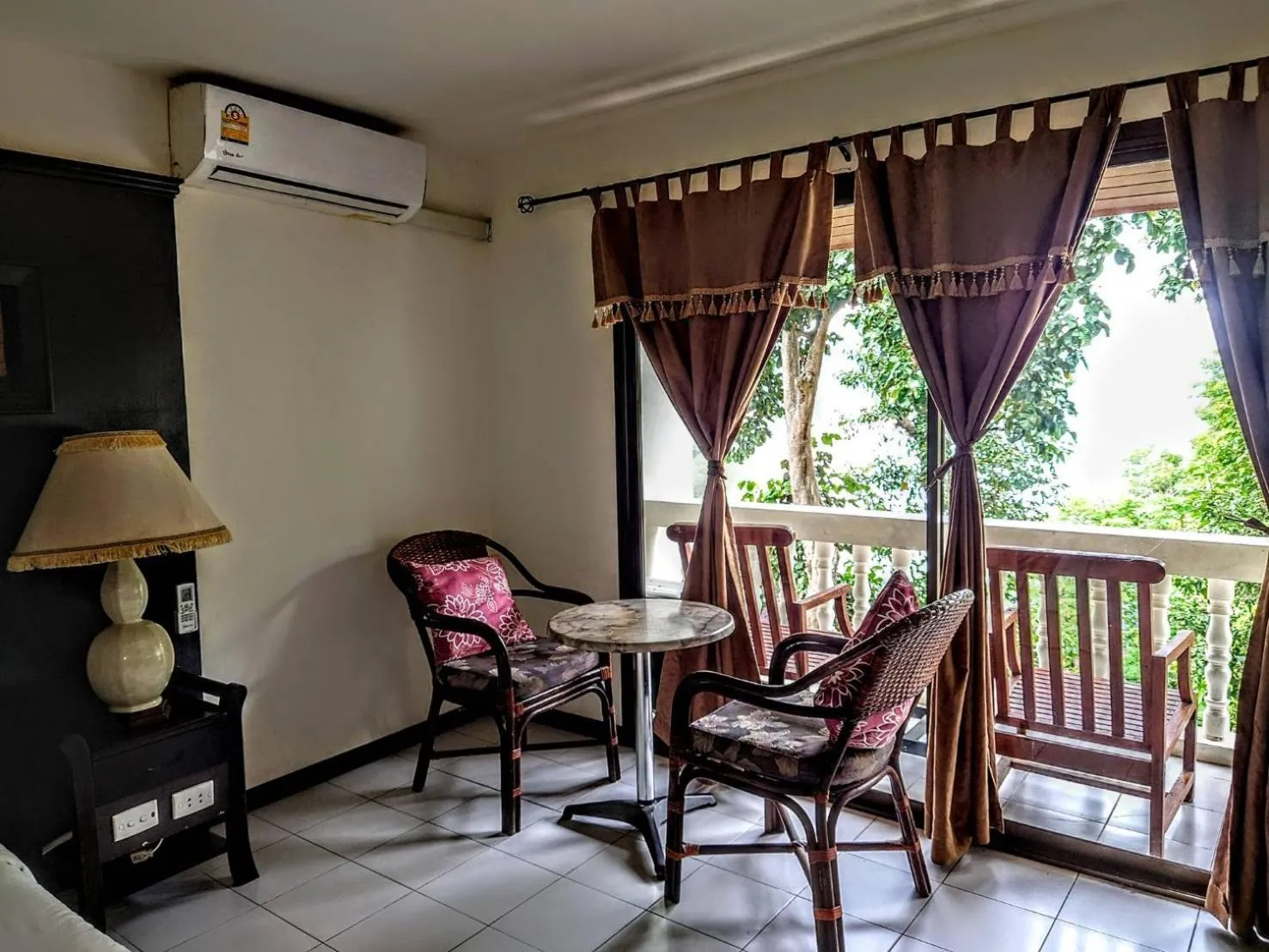 Balcony/Terrace in On The Hill Karon Resort