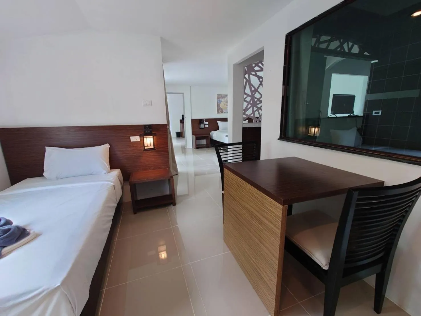 Bedroom, Bed in On The Hill Karon Resort