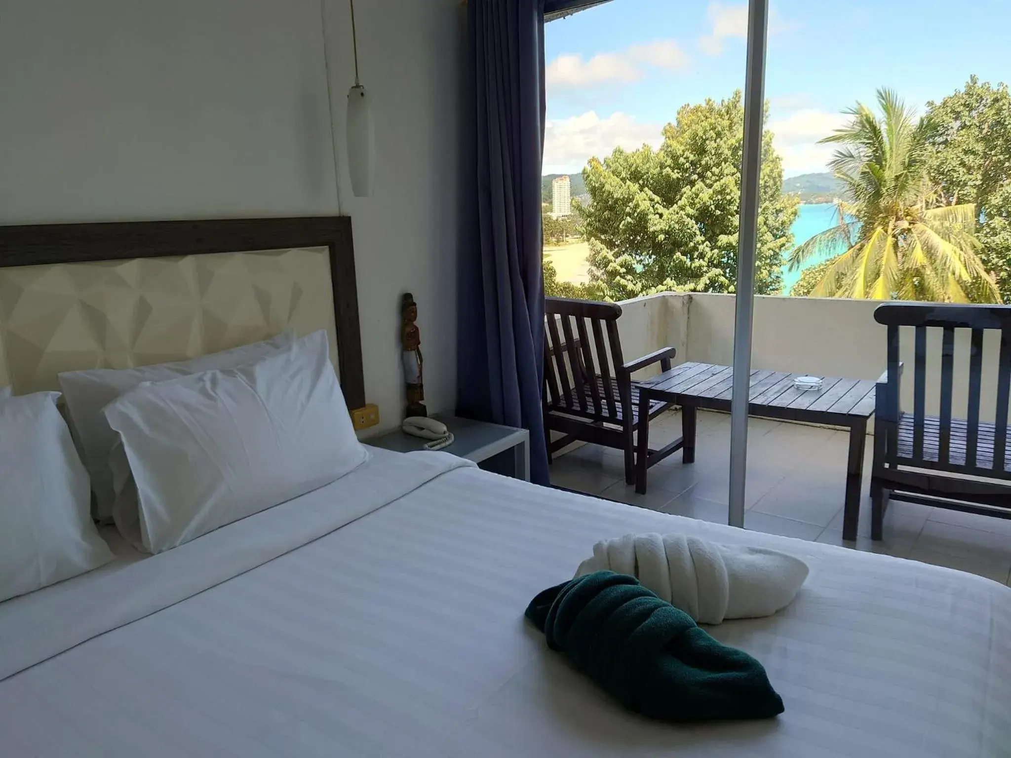 Bed in On The Hill Karon Resort Bed in On The Hill Karon Resort