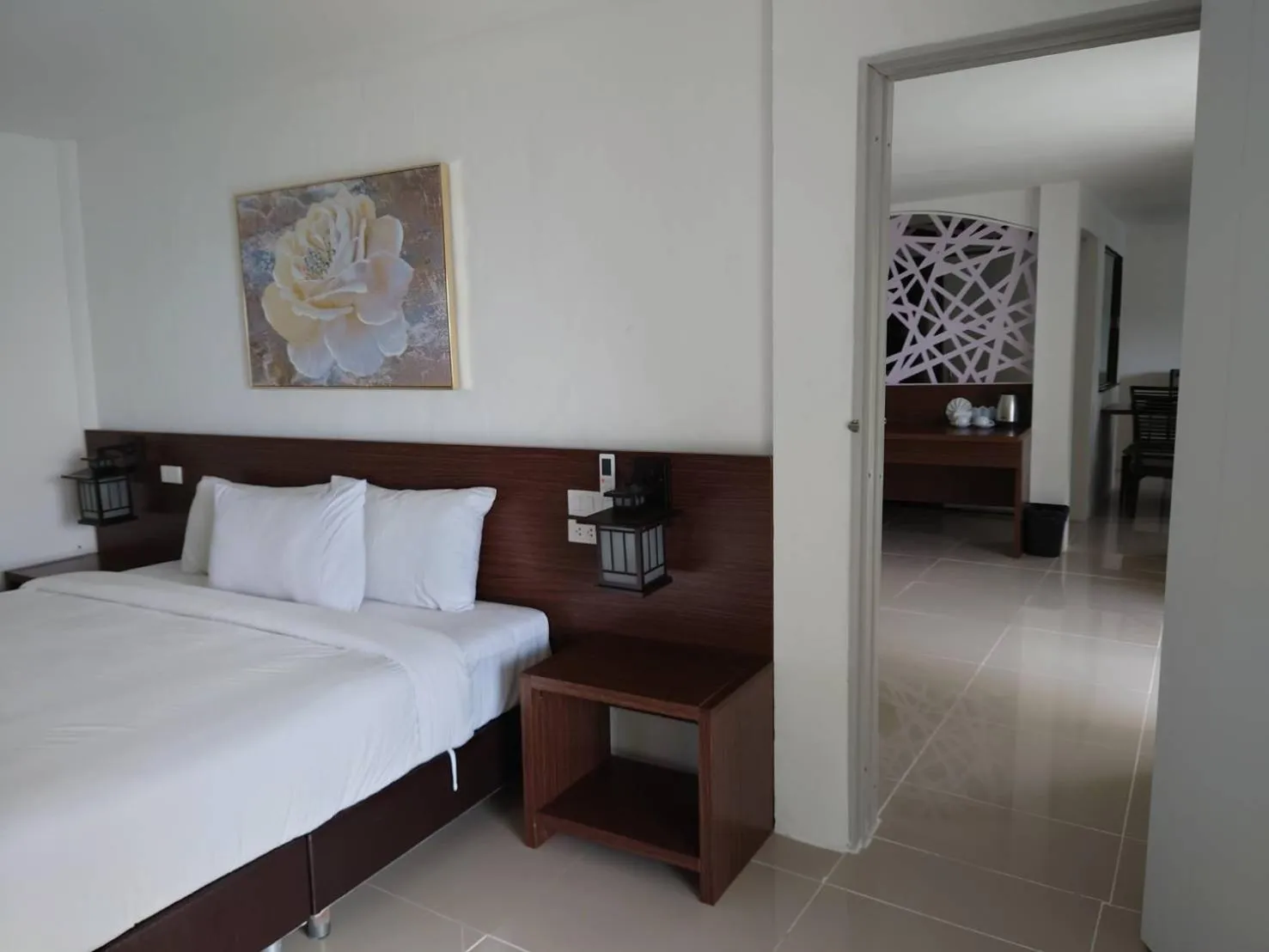 Bedroom, Bed in On The Hill Karon Resort