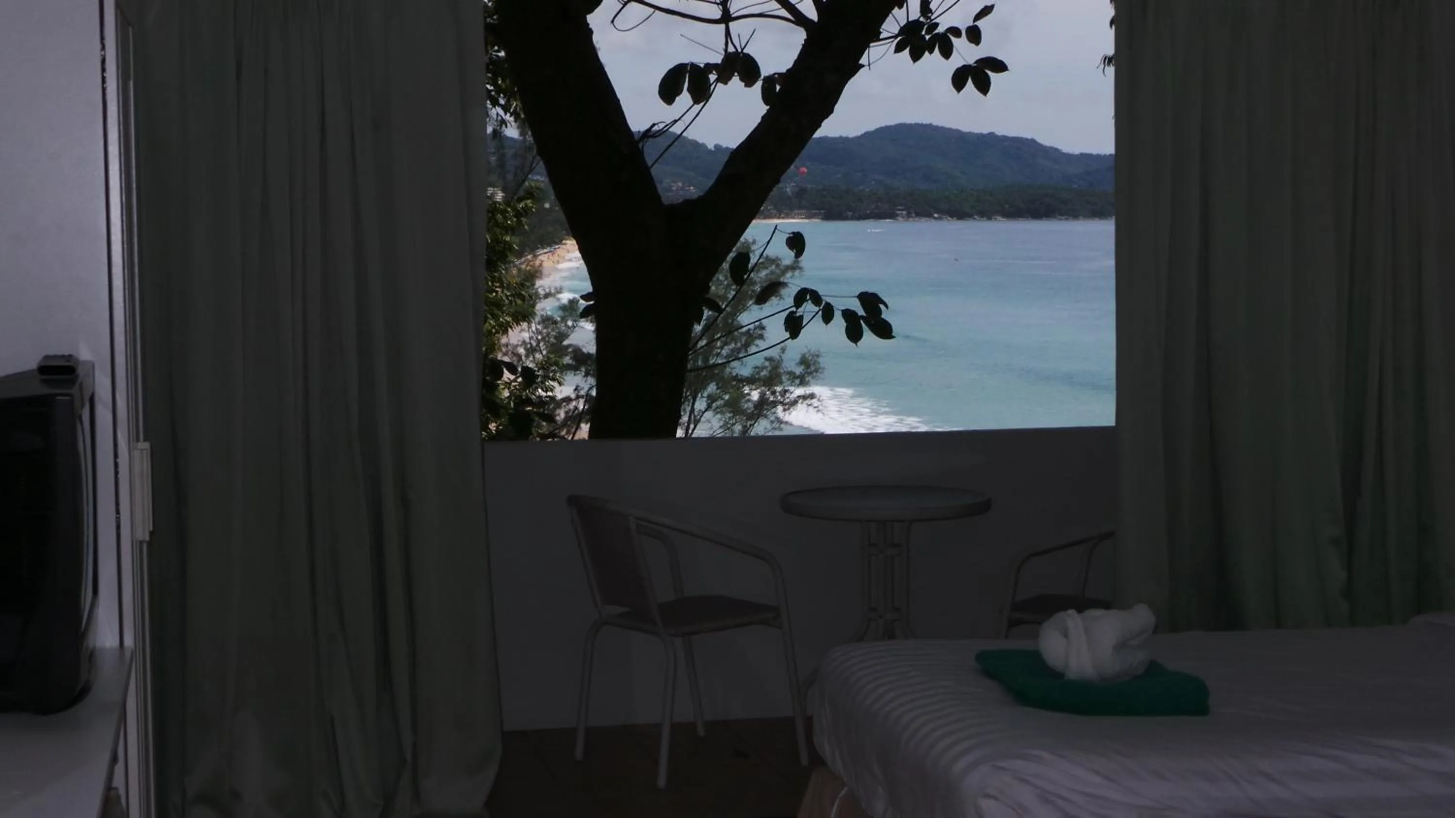 Bedroom, Bed in On The Hill Karon Resort