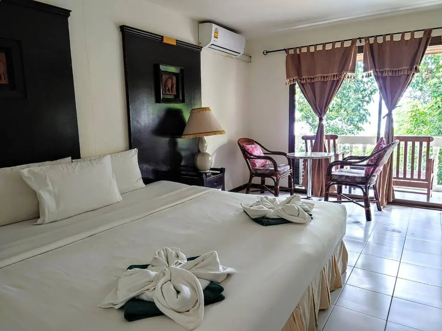 Bed in On The Hill Karon Resort Bed in On The Hill Karon Resort