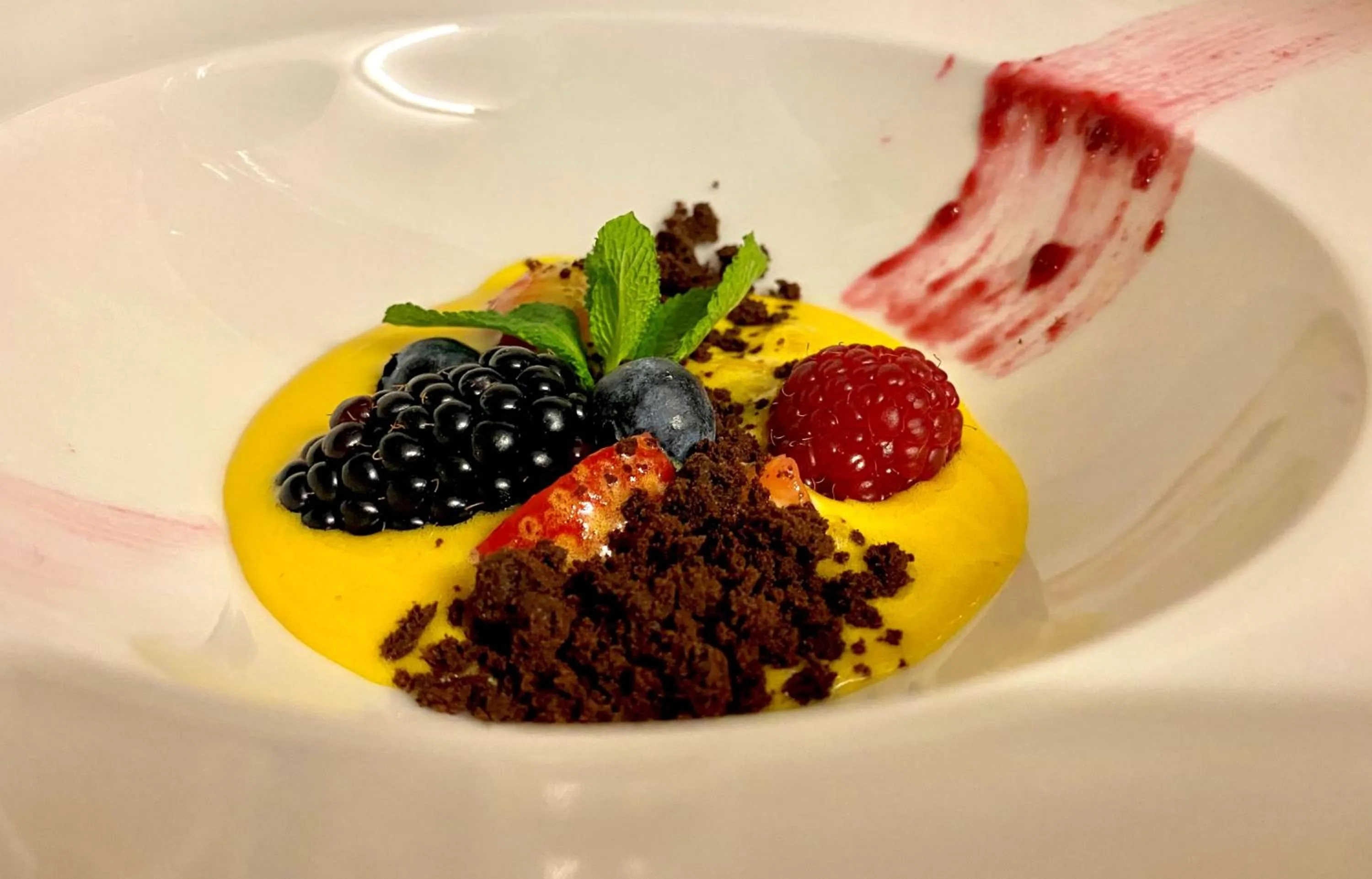 Food close-up in Wellness Hotel Dolomia