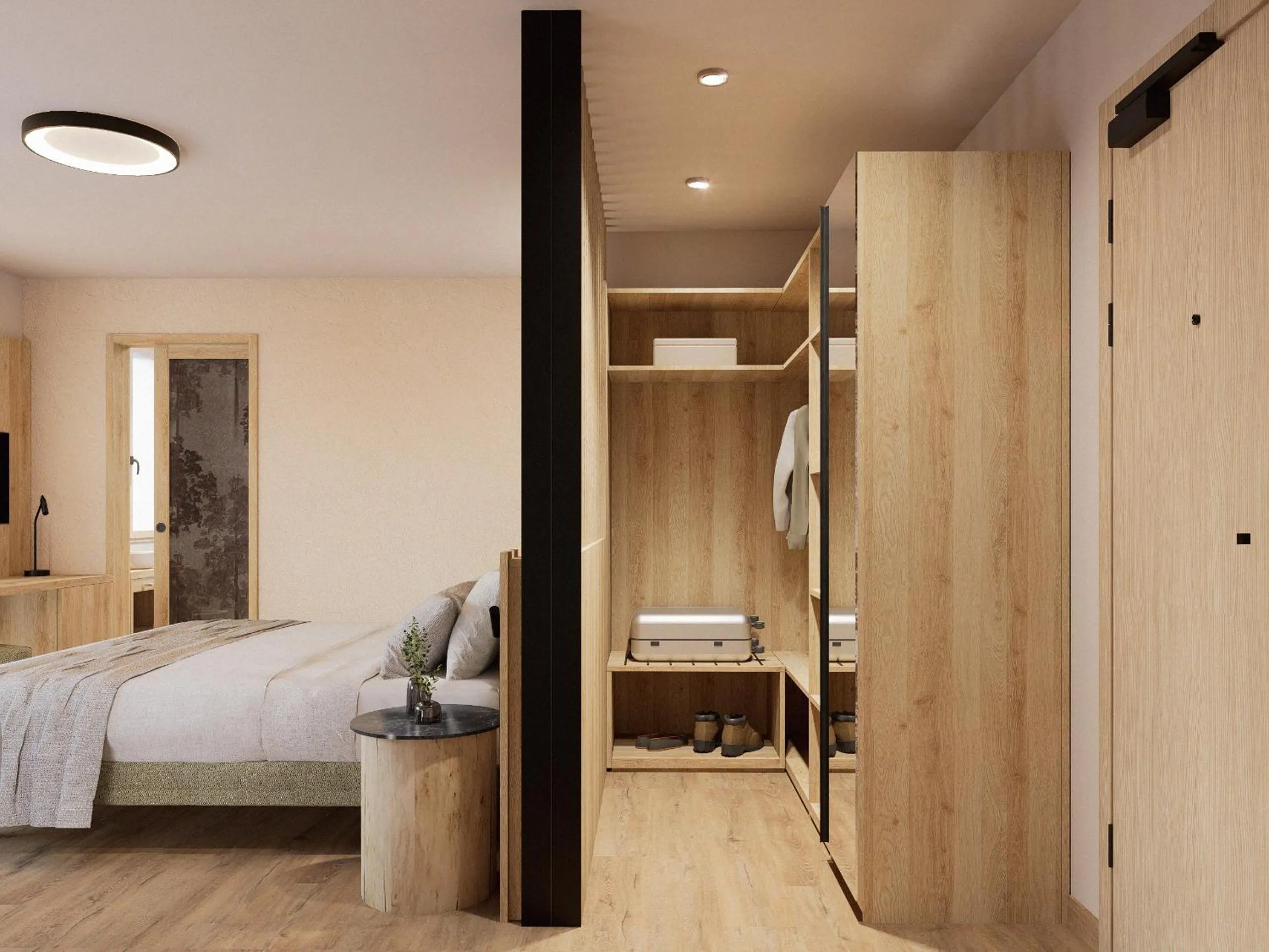 Photo of the whole room, Bed in Wellness Hotel Dolomia