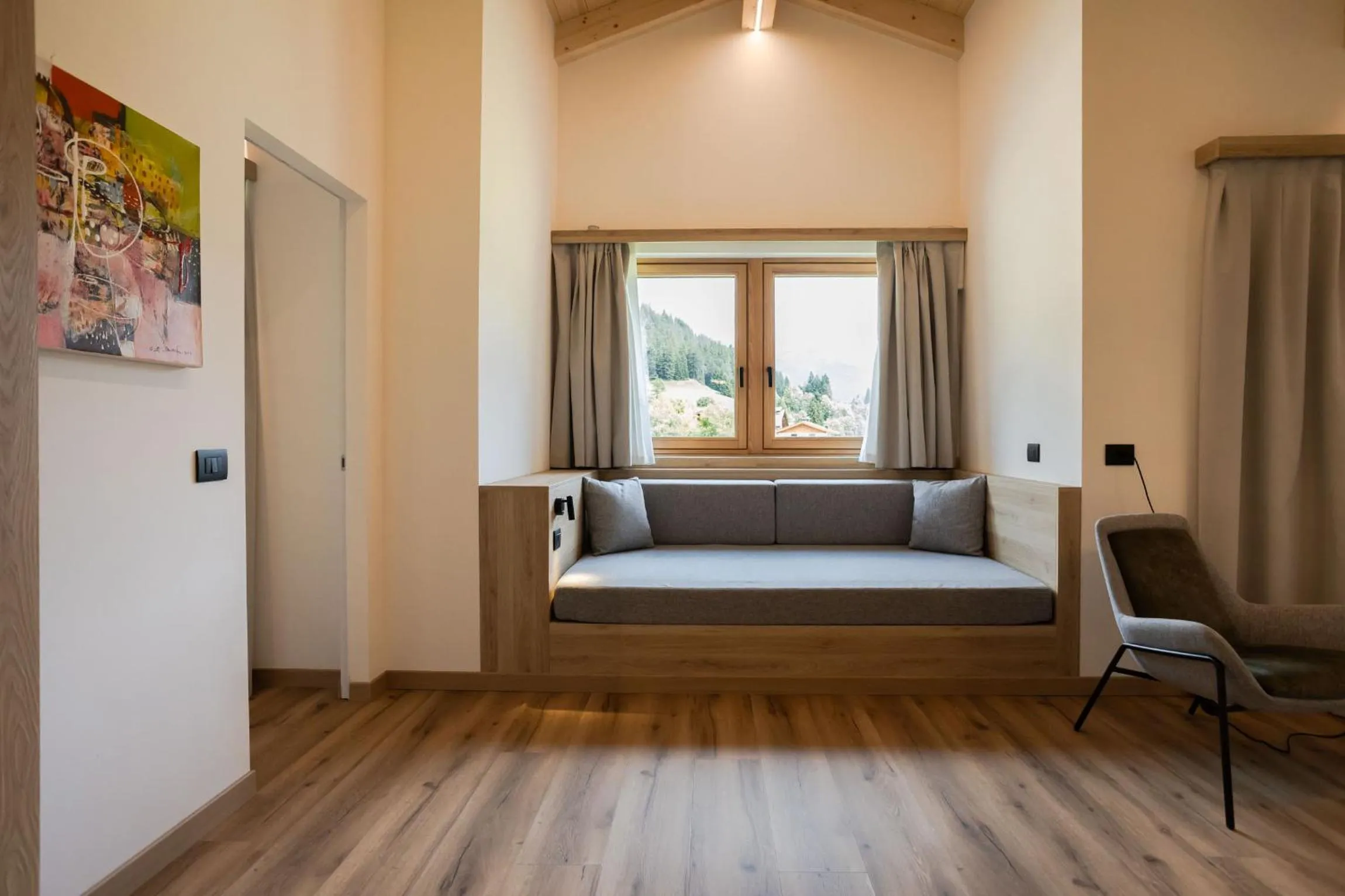 Living room, Bed in Wellness Hotel Dolomia