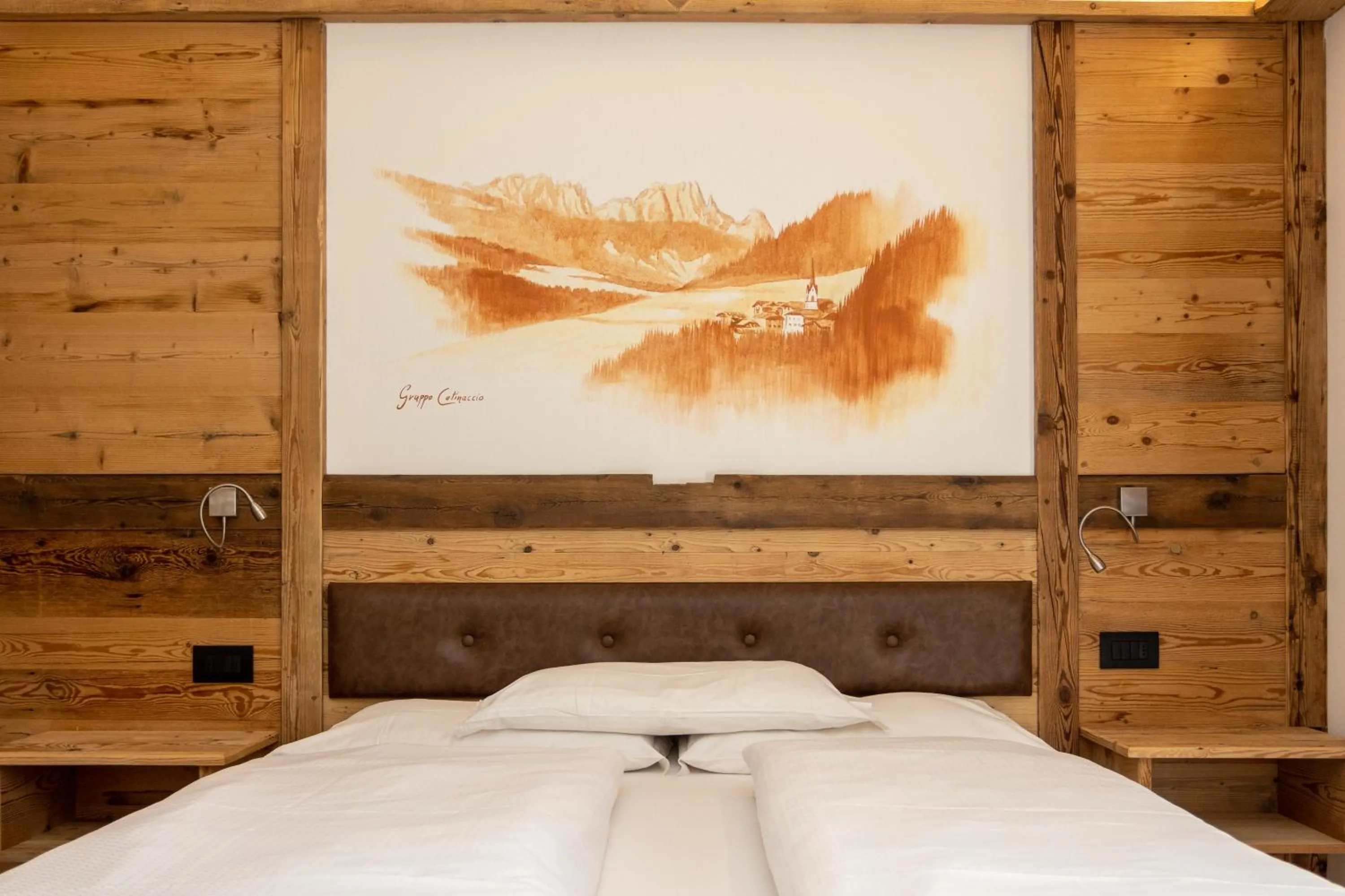 Bed in Wellness Hotel Dolomia
