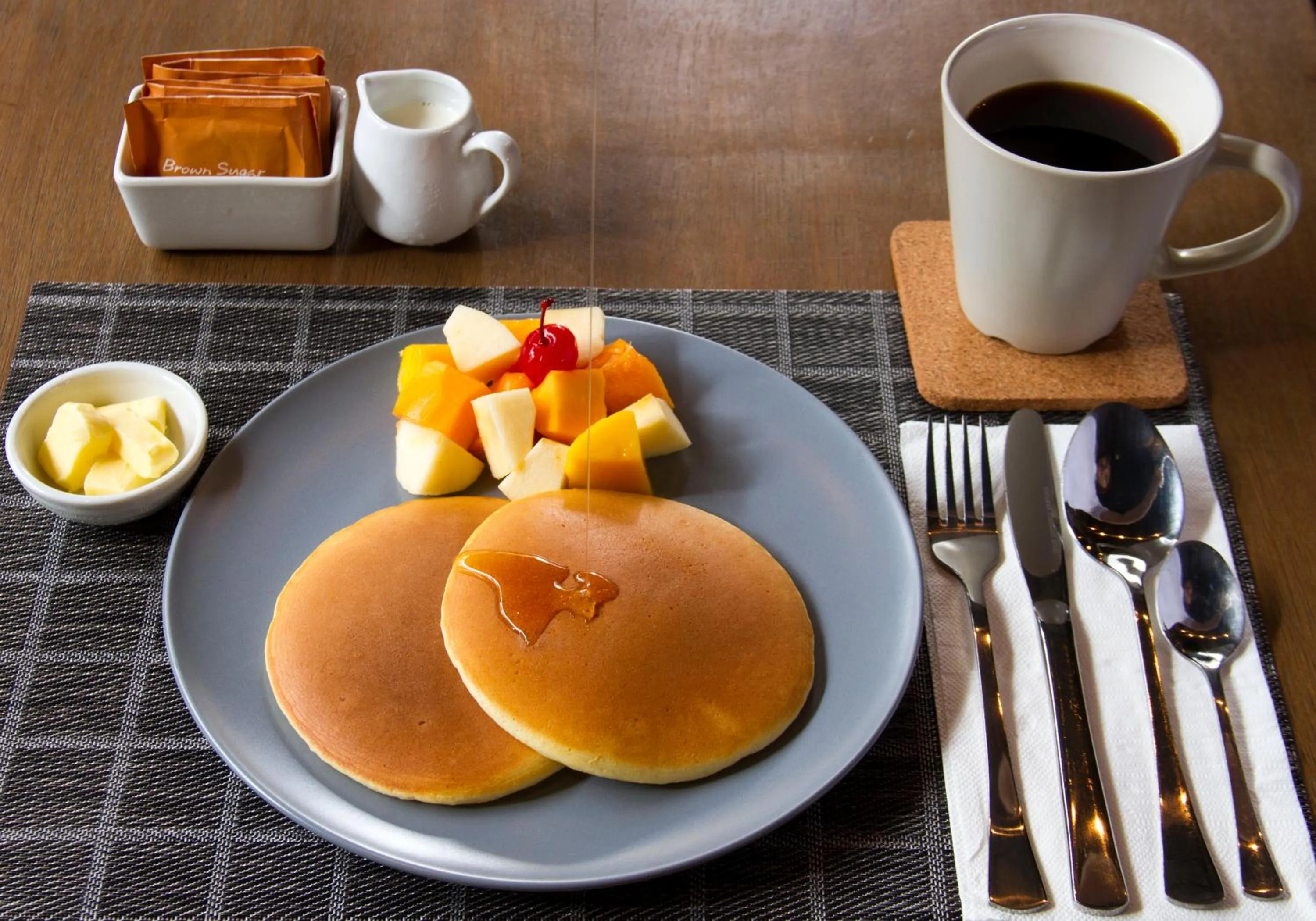 Asian breakfast in Urban Boutique Hotel