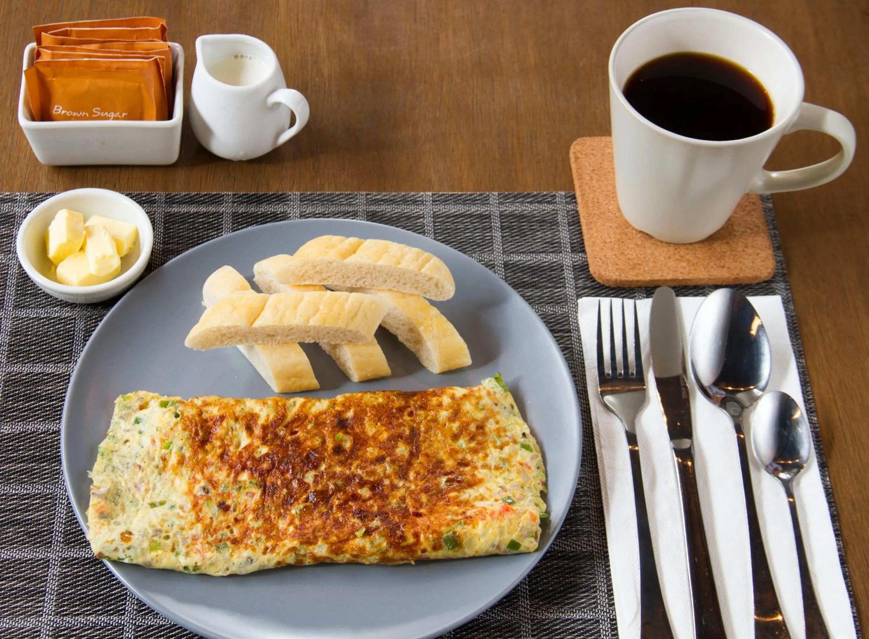 Asian breakfast in Urban Boutique Hotel