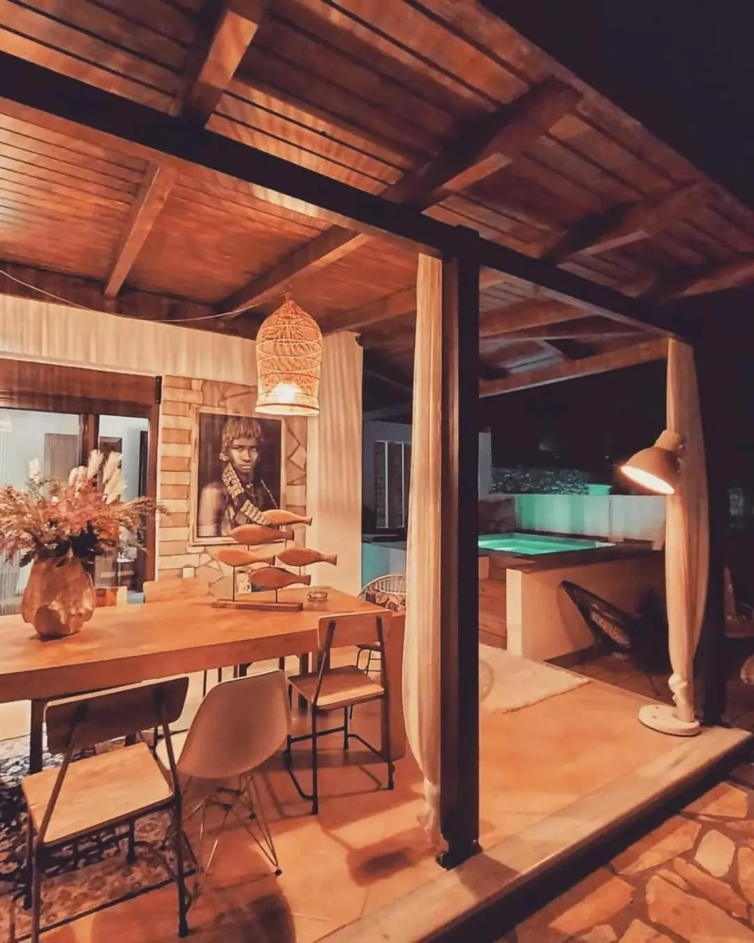Hot Tub in Luxury Villa Athina
