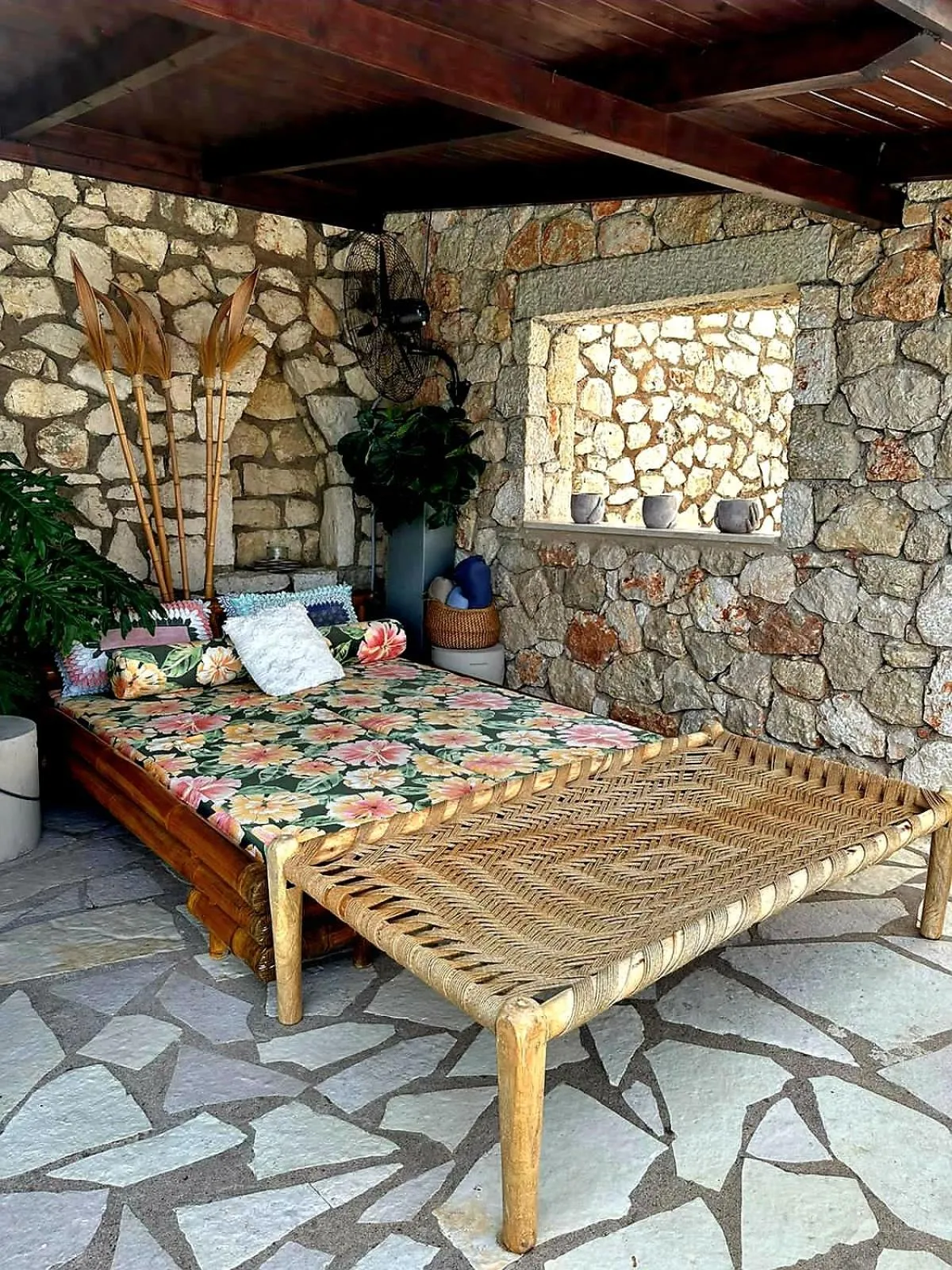 Patio in Luxury Villa Athina