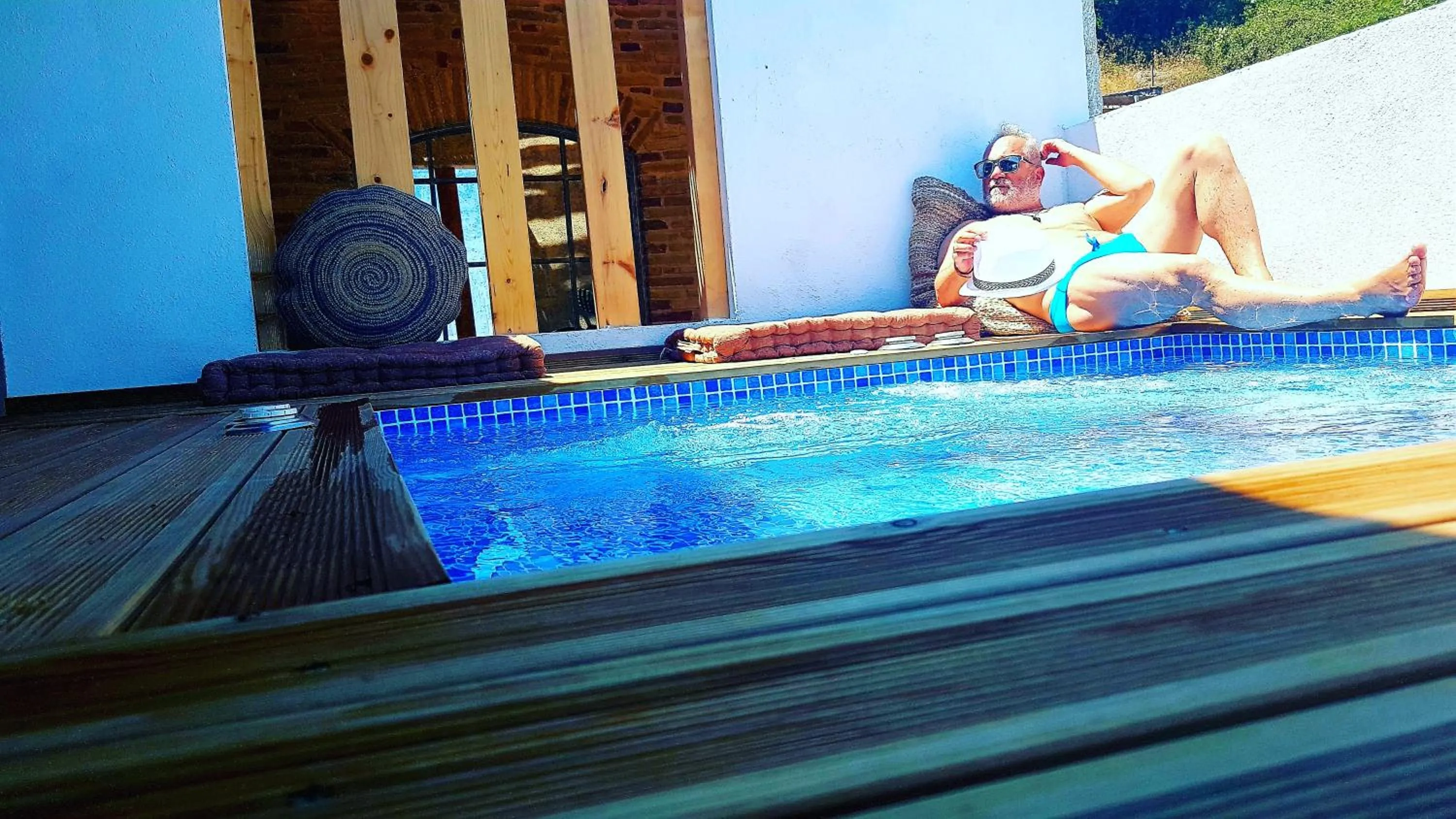 Hot Tub in Luxury Villa Athina