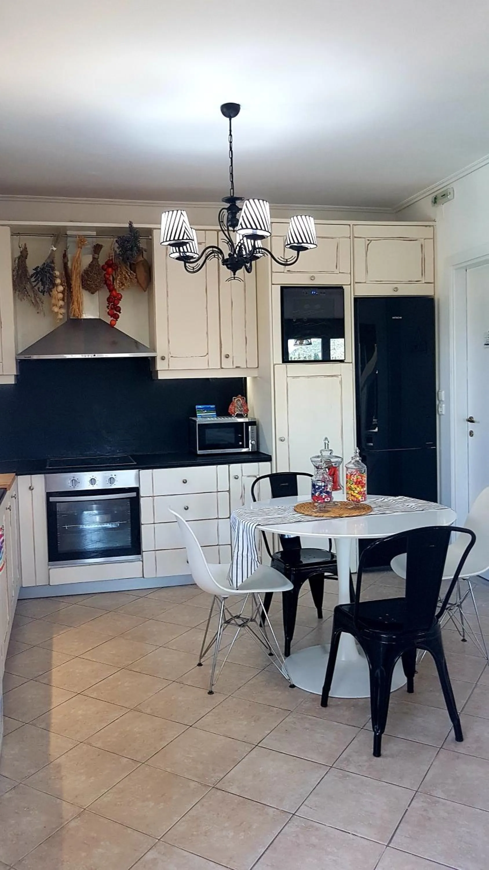 Kitchen or kitchenette in Luxury Villa Athina