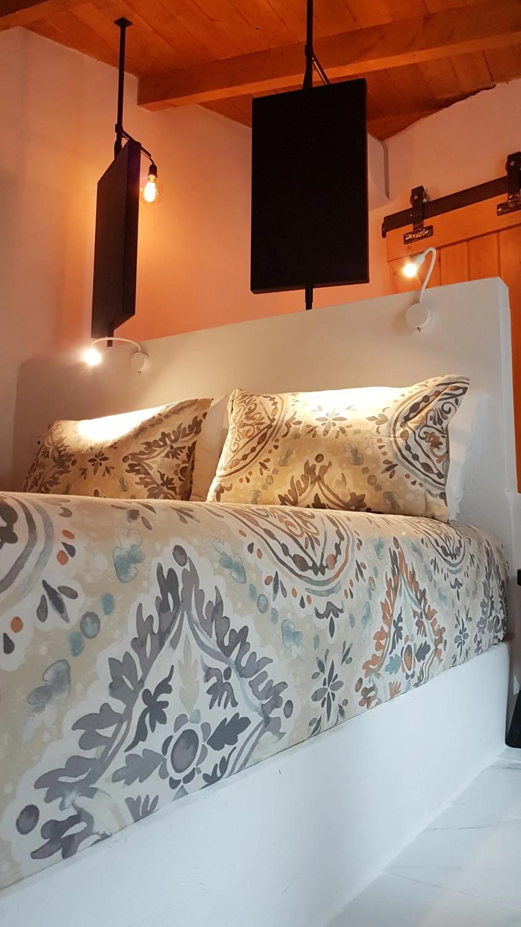 Bedroom, Bed in Luxury Villa Athina