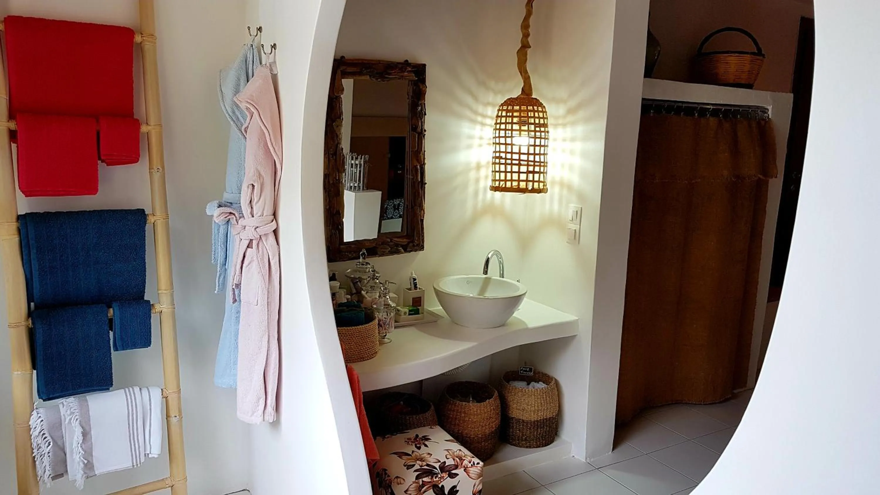Bathroom in Luxury Villa Athina