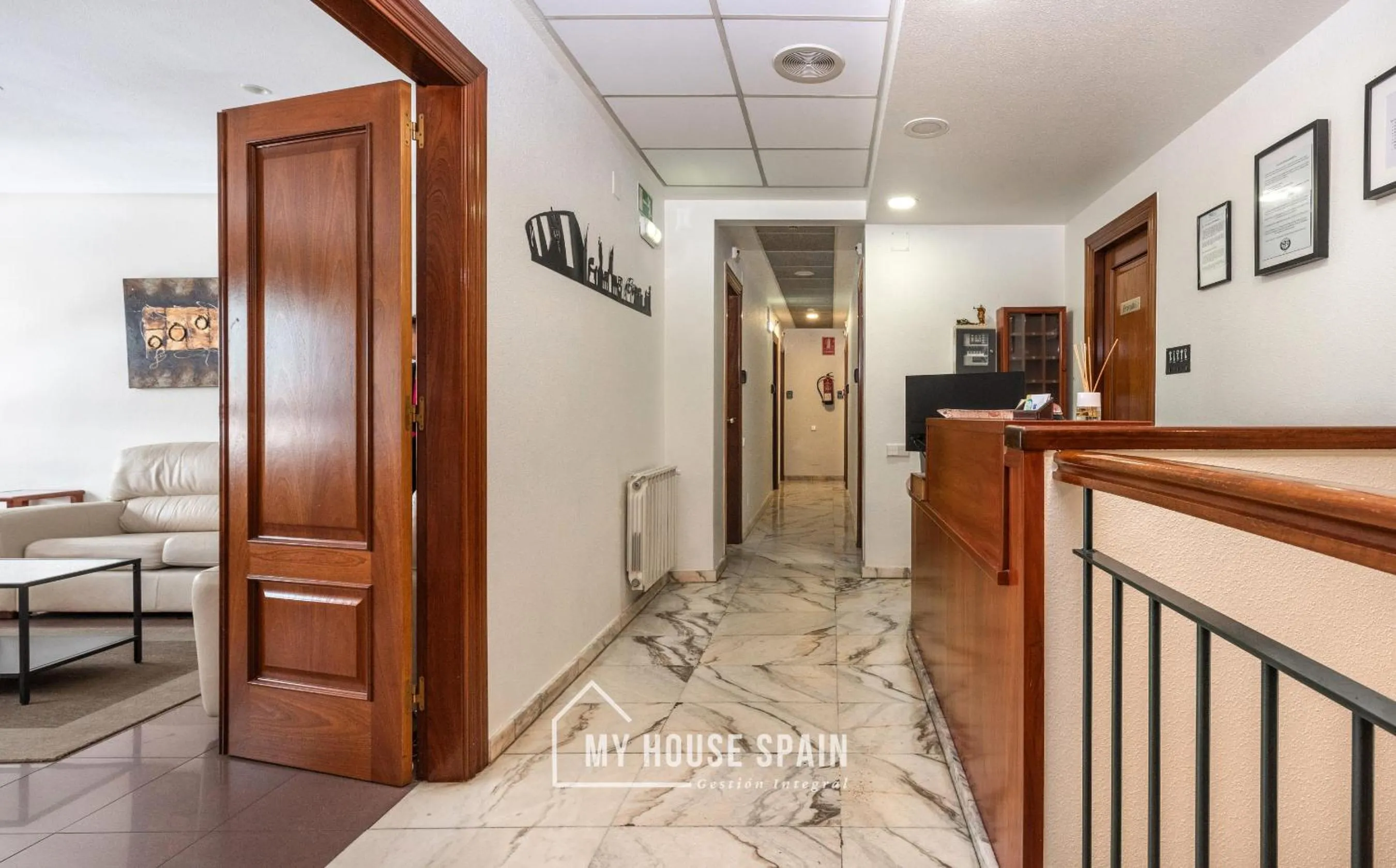 Lobby or reception in Hotel Playa Poniente