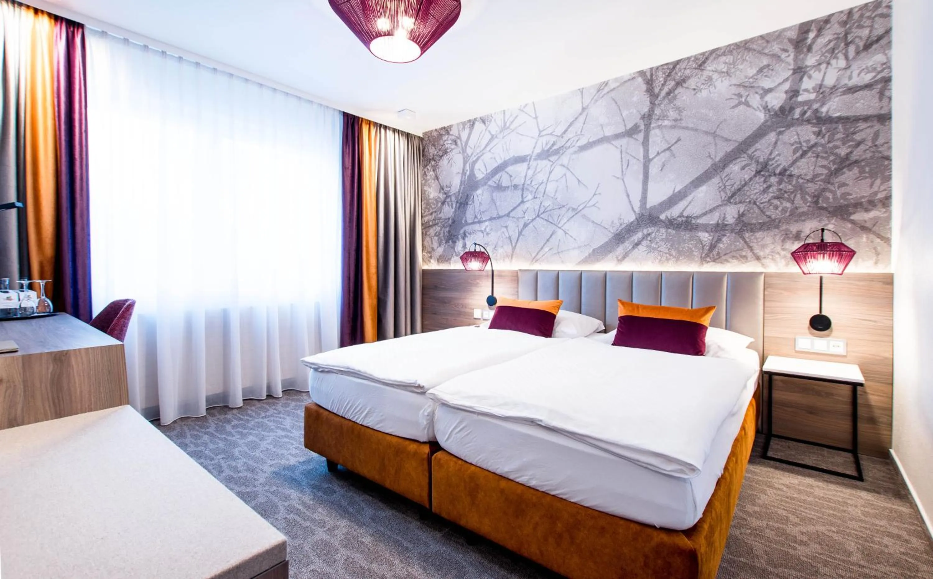 Bed in Hotel Boehler