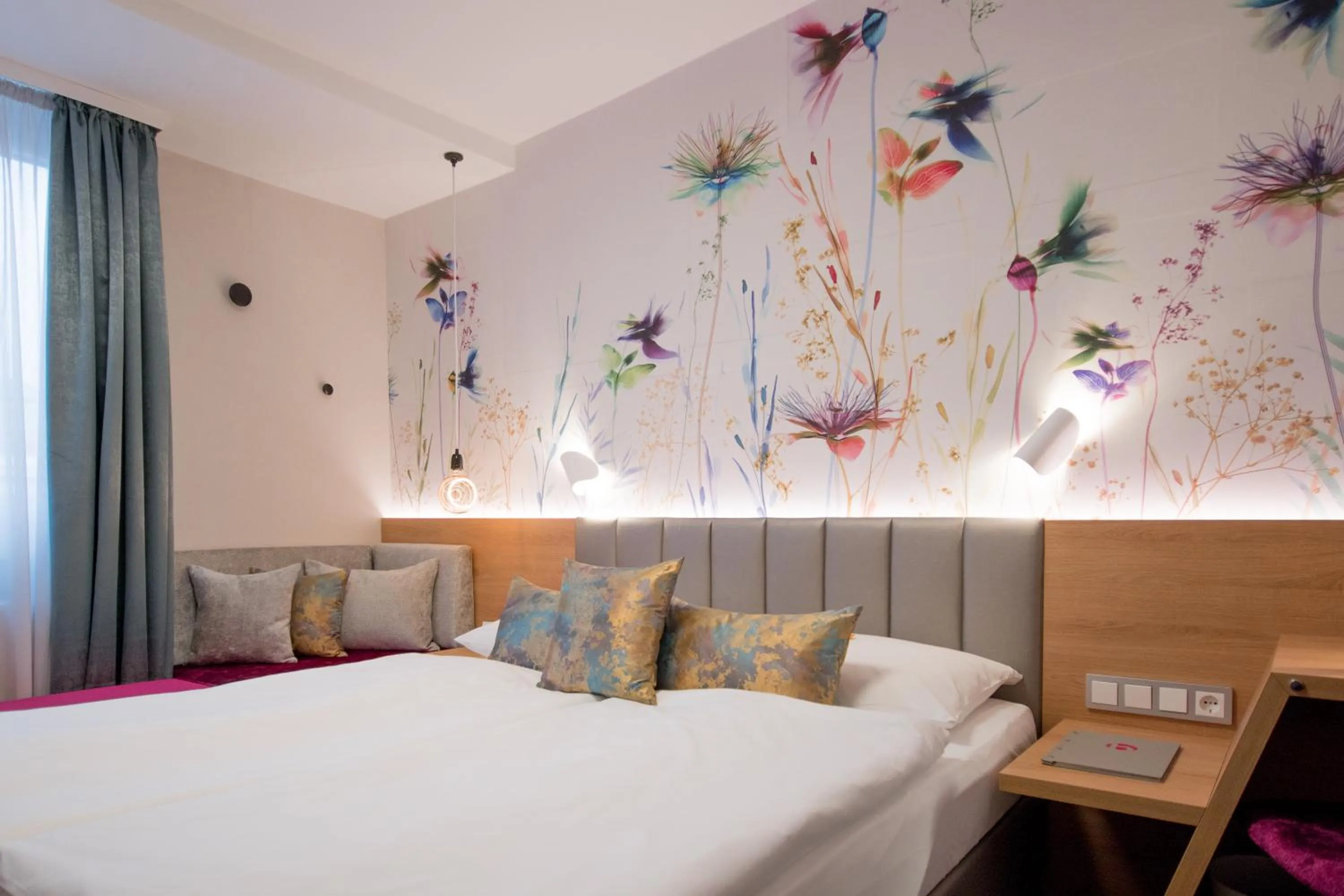 Bed in Hotel Boehler