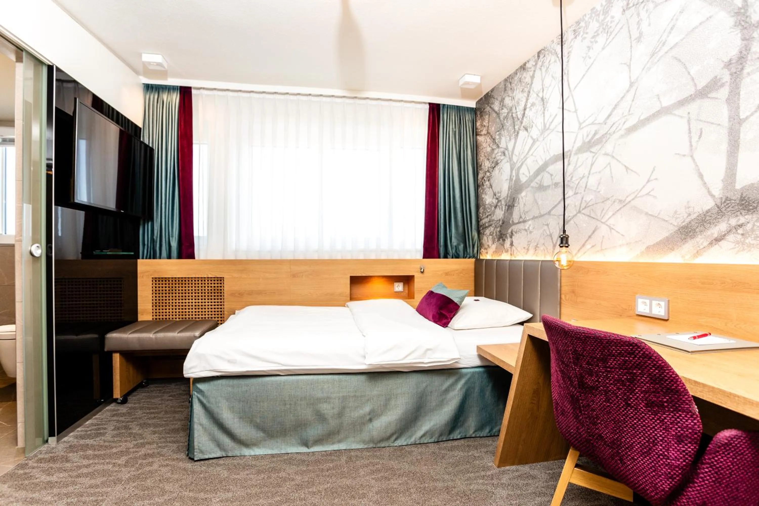 Bed in Hotel Boehler