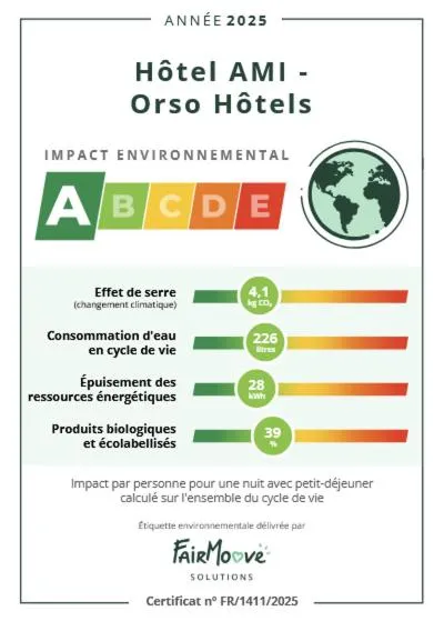 Logo/Certificate/Sign in Hôtel AMI - Orso Hotels