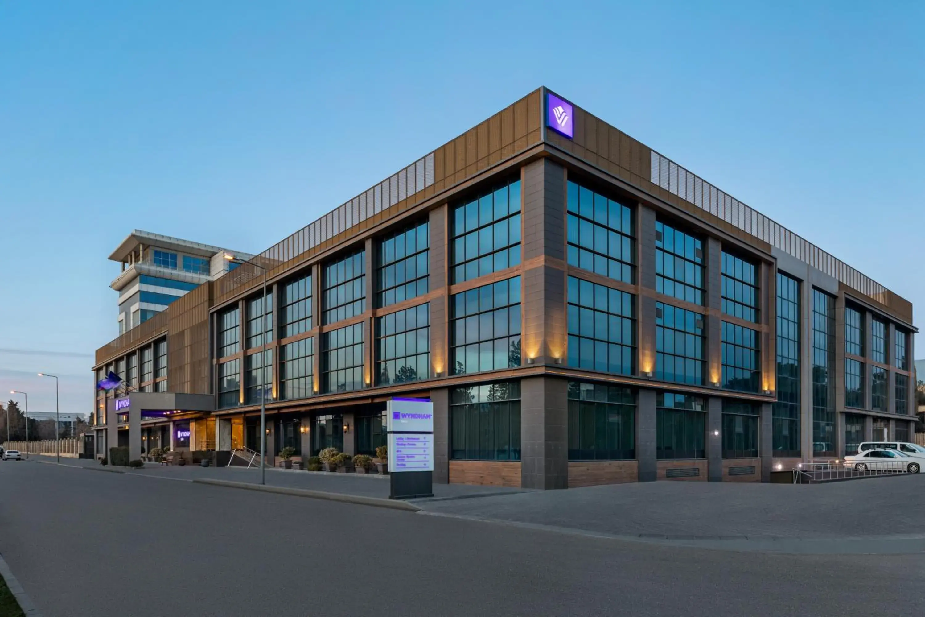 Property building in Wyndham Baku Property building in Wyndham Baku