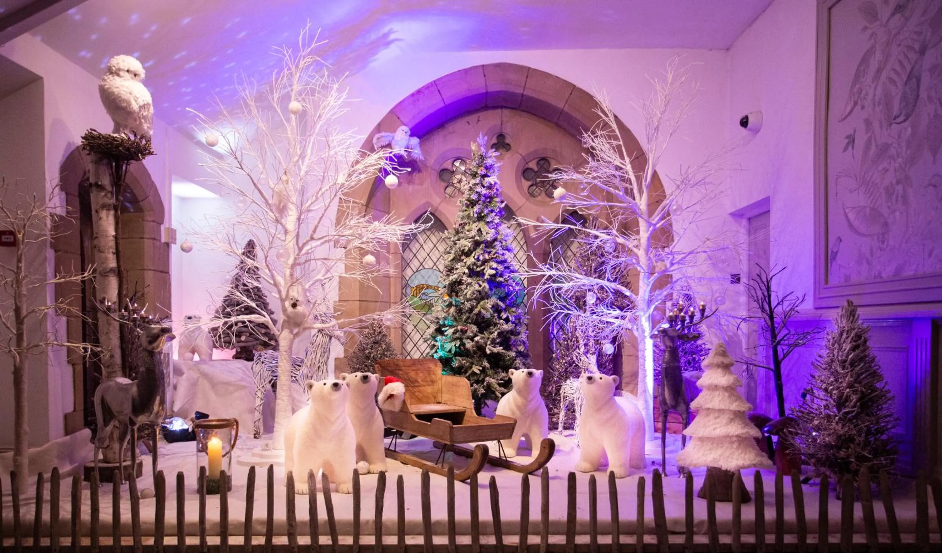 Decorative detail in Gibbon Bridge Hotel