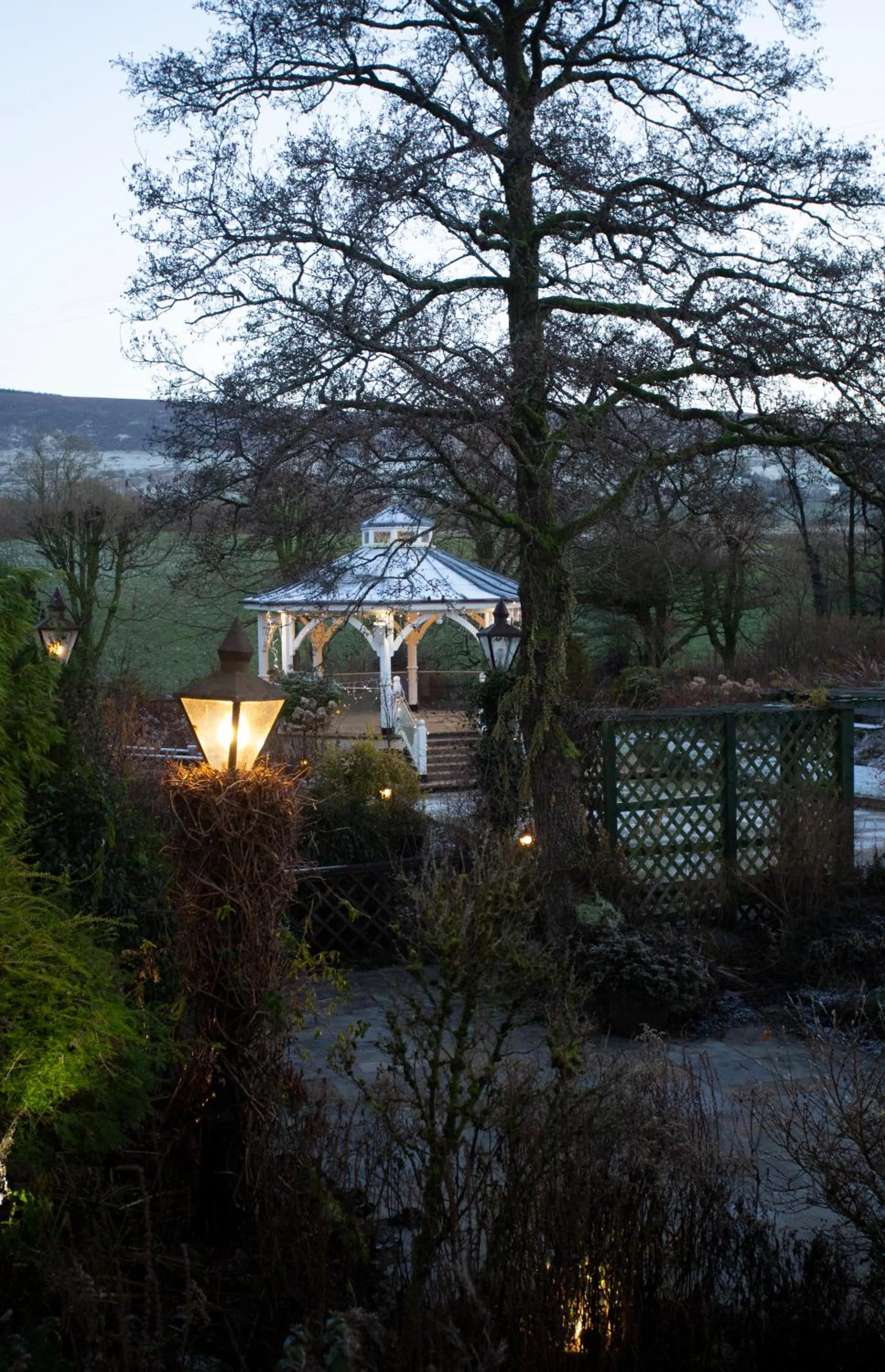 Garden view in Gibbon Bridge Hotel