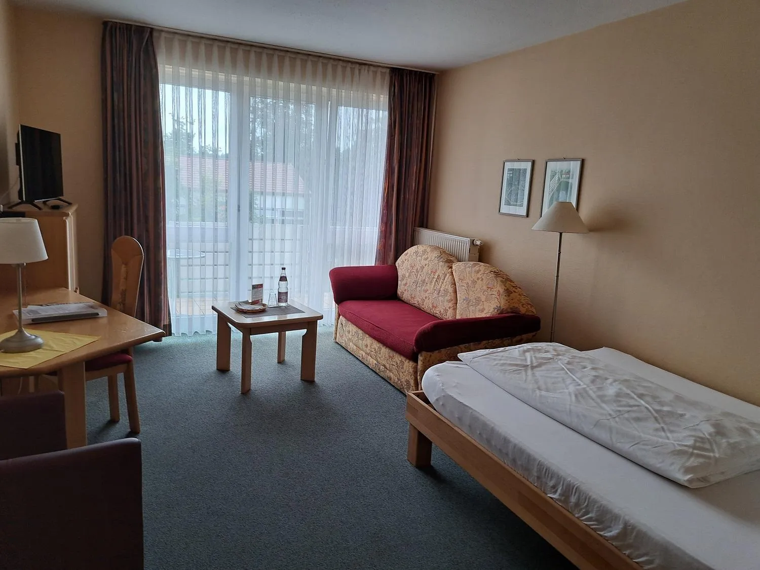 Bed in Hotel Heikenberg