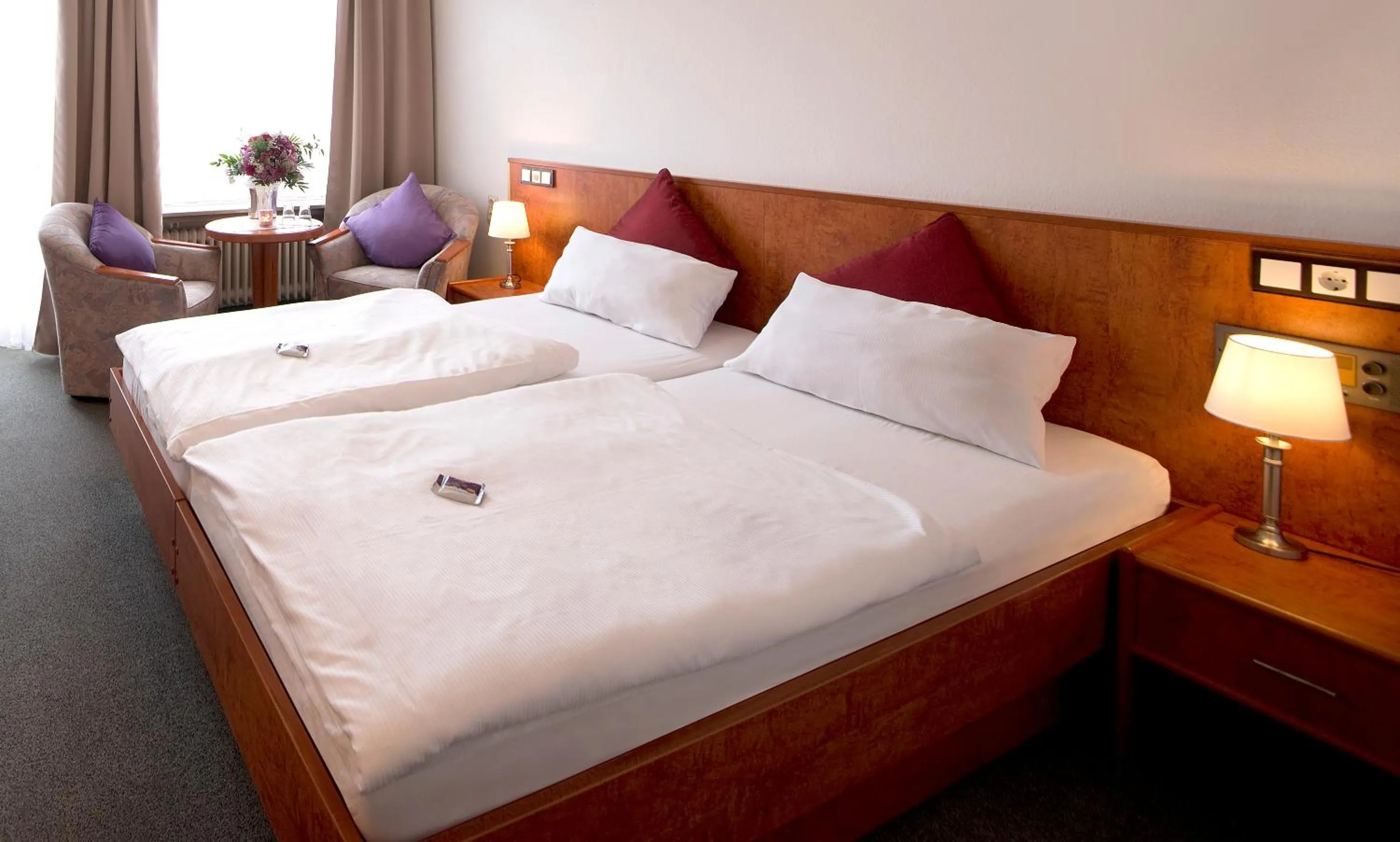 Photo of the whole room, Bed in Hotel Heikenberg