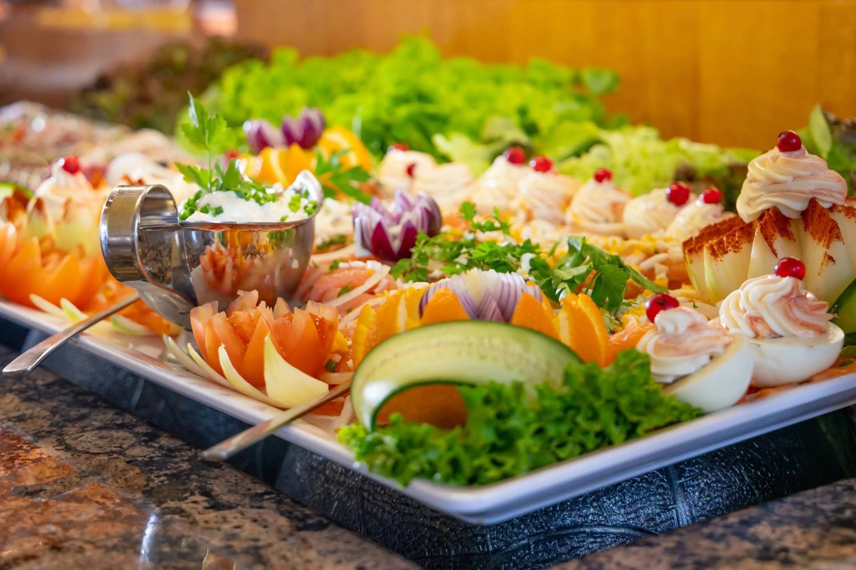 Restaurant/places to eat in Hotel Heikenberg