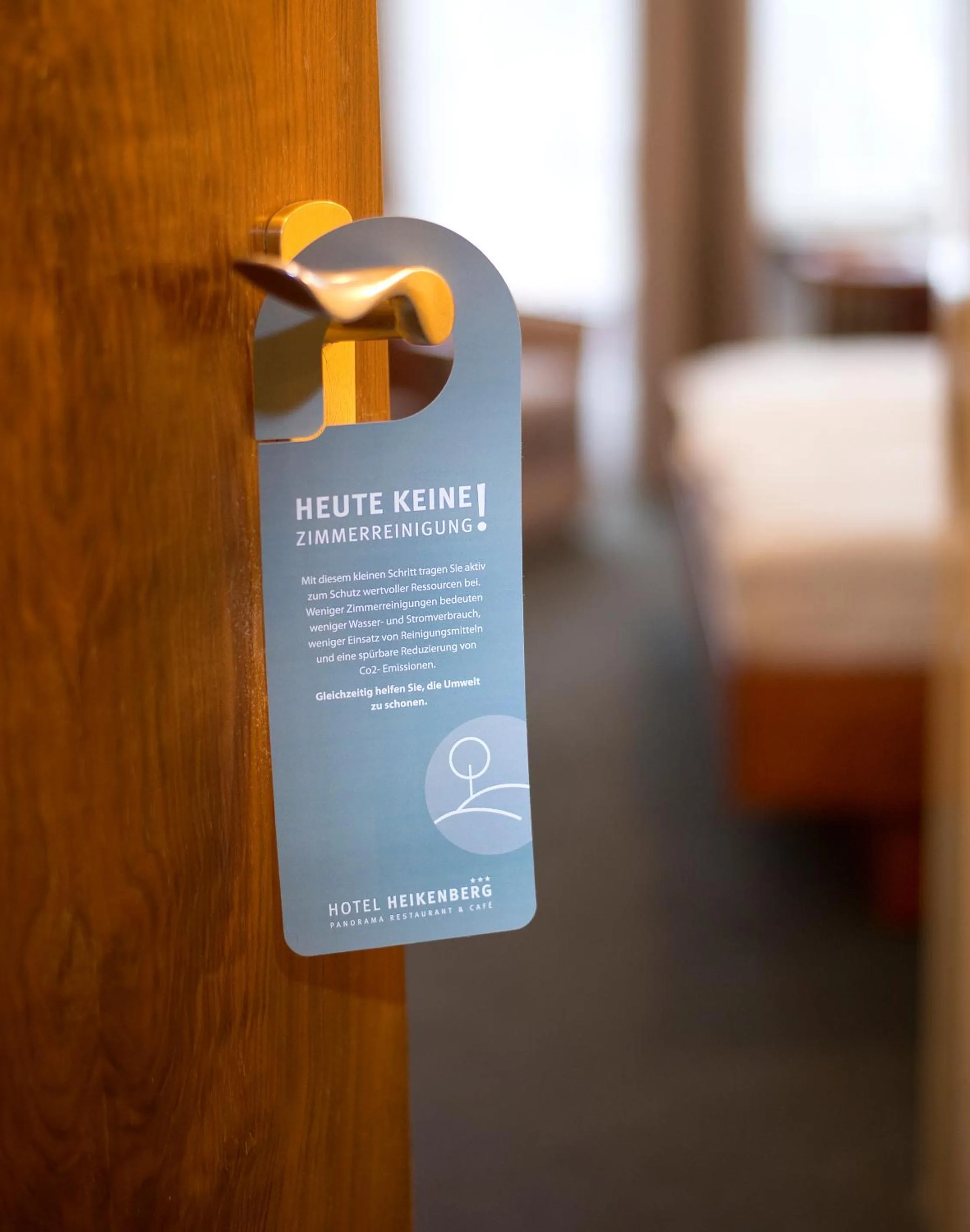 Logo/Certificate/Sign, Bed in Hotel Heikenberg