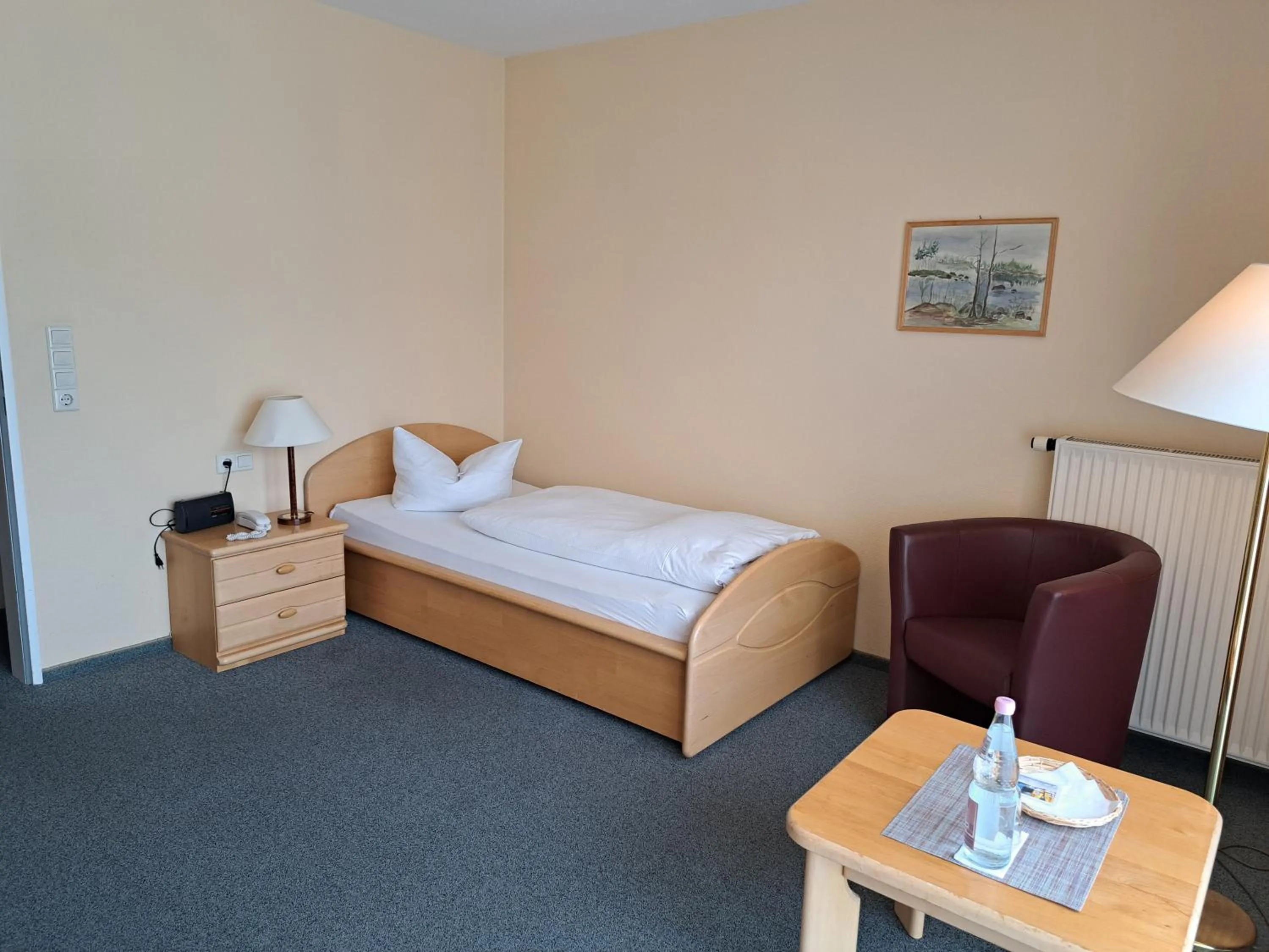 Bed in Hotel Heikenberg