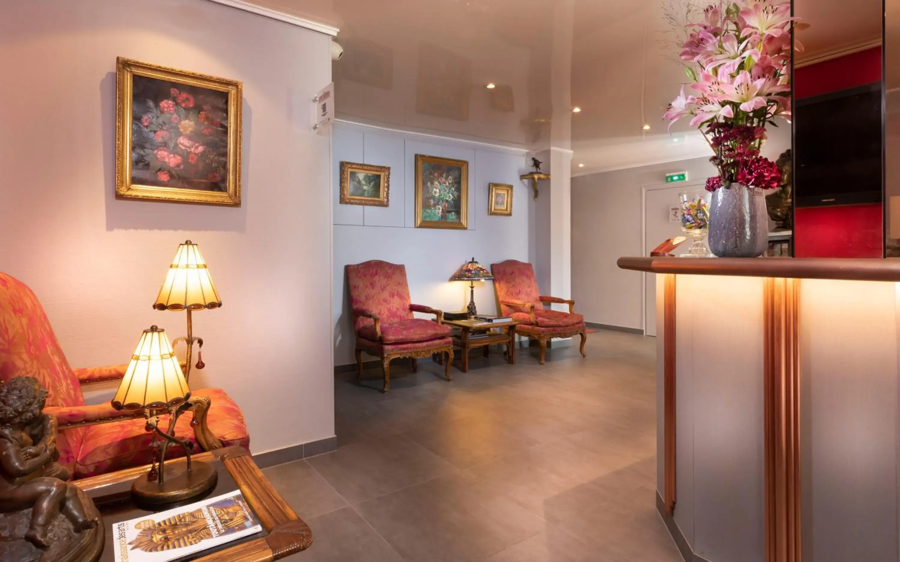 Living room in Agate Hôtel Living room in Agate Hôtel