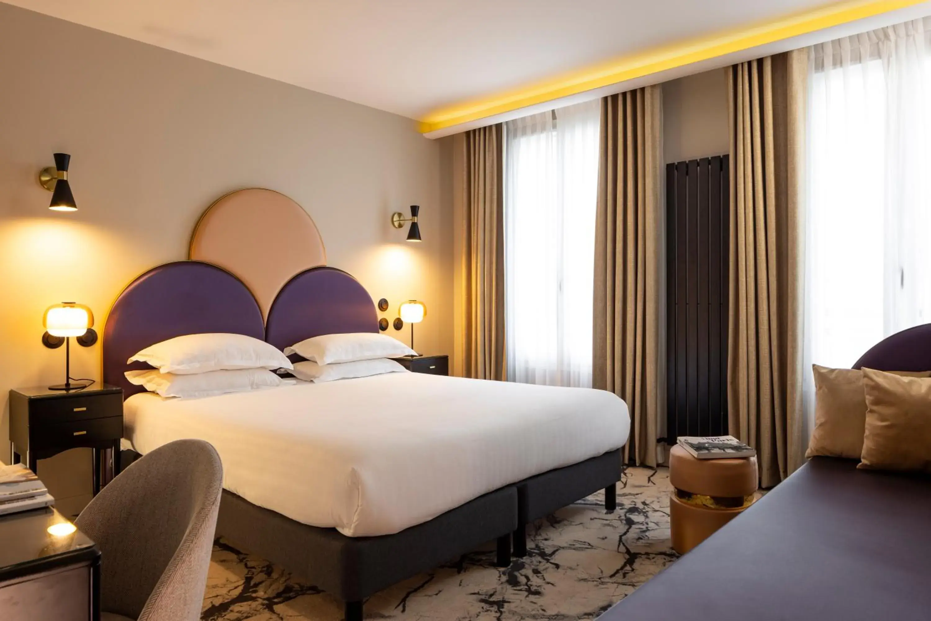 Bed in Hôtel Mondial Bed in Hôtel Mondial