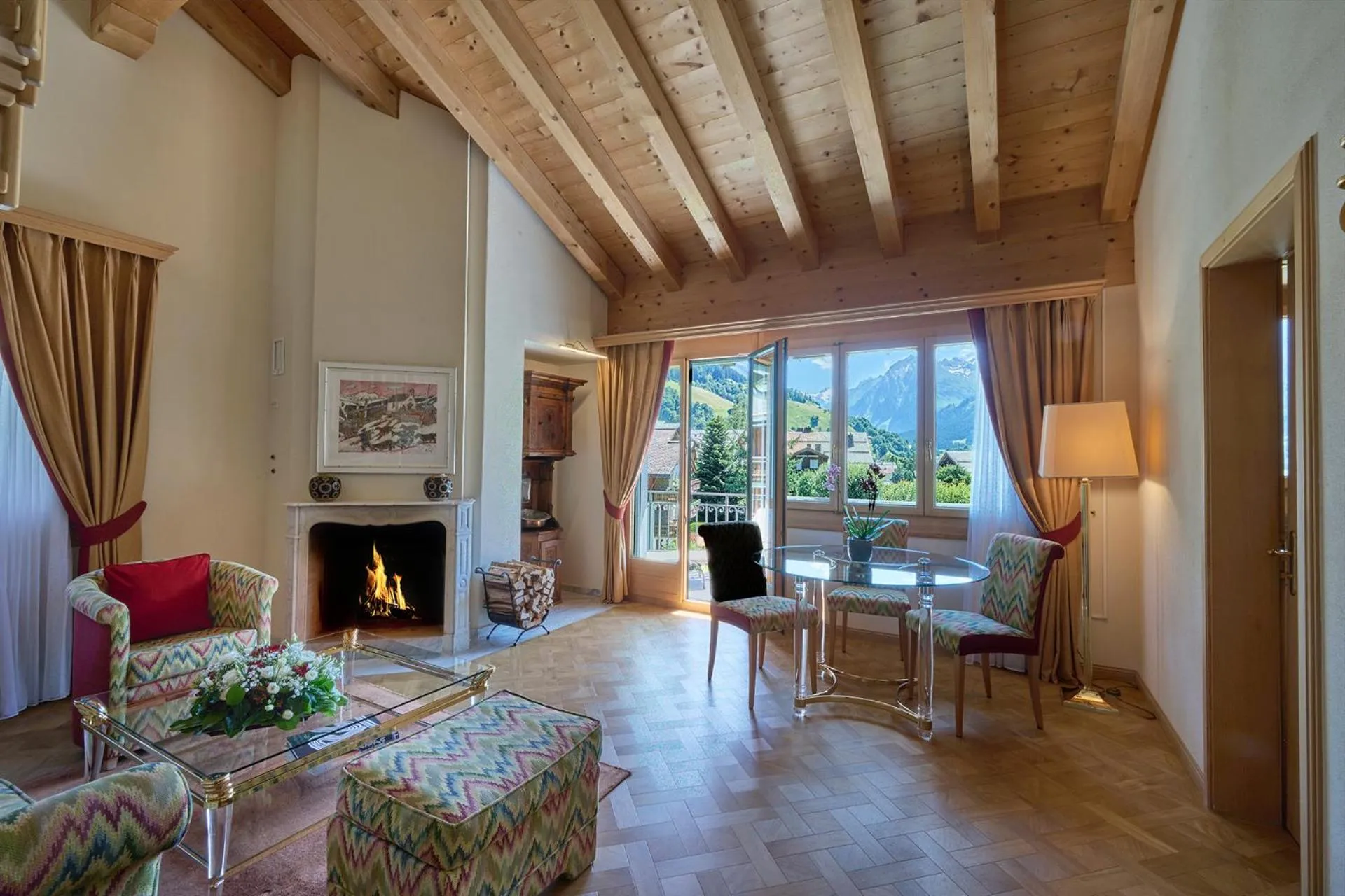 Living room in Hotel Vereina