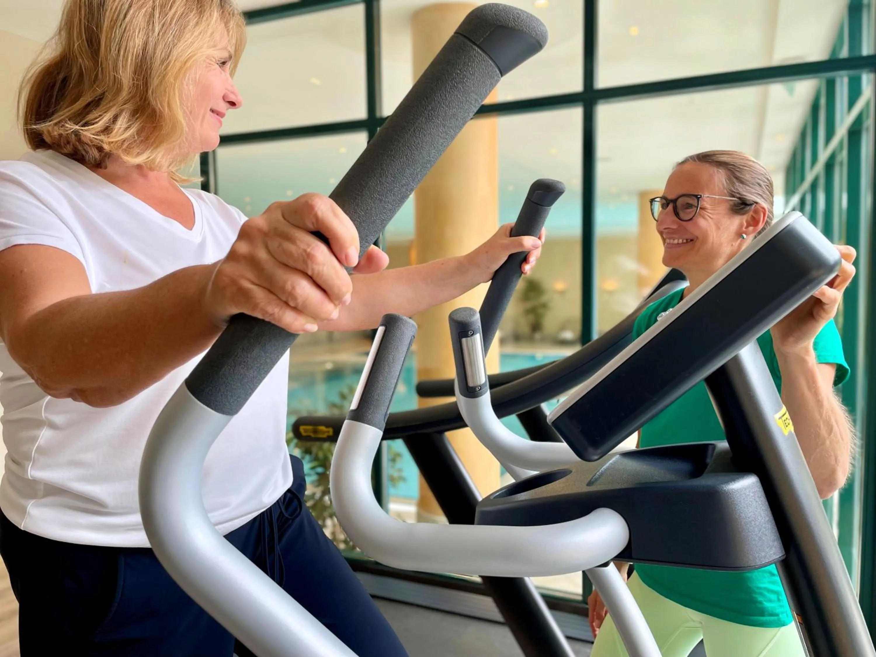 Fitness centre/facilities in Hotel Vereina